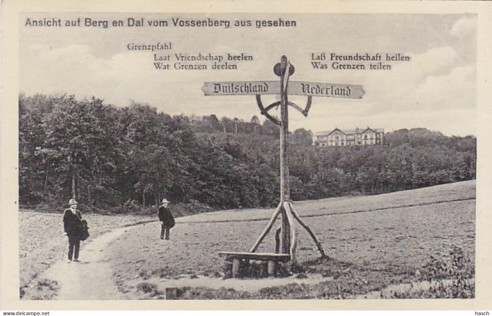 2850	54	Ansicht Auf Berg En Dal Vom Vossenberg Aus Gesehen (minuscuul Vouwtje In De Hoeken) - Nijmegen