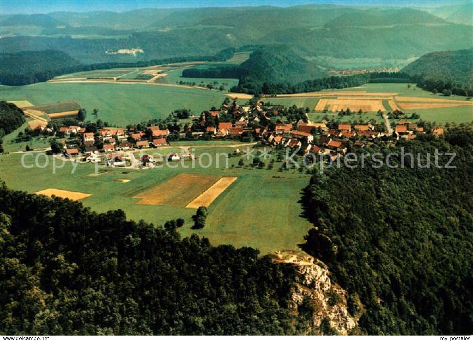 73207833 Burgfelden Panorama Fliegeraufnahme Burgfelden - Albstadt