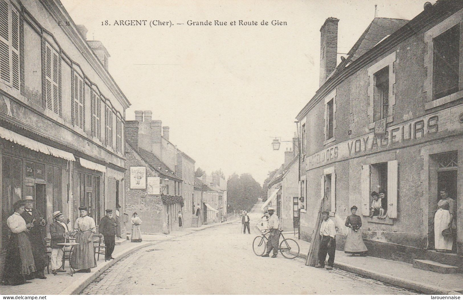 18 - ARGENT SUR SAULDRE - Grande Rue Et Route De Gien - Argent-sur-Sauldre