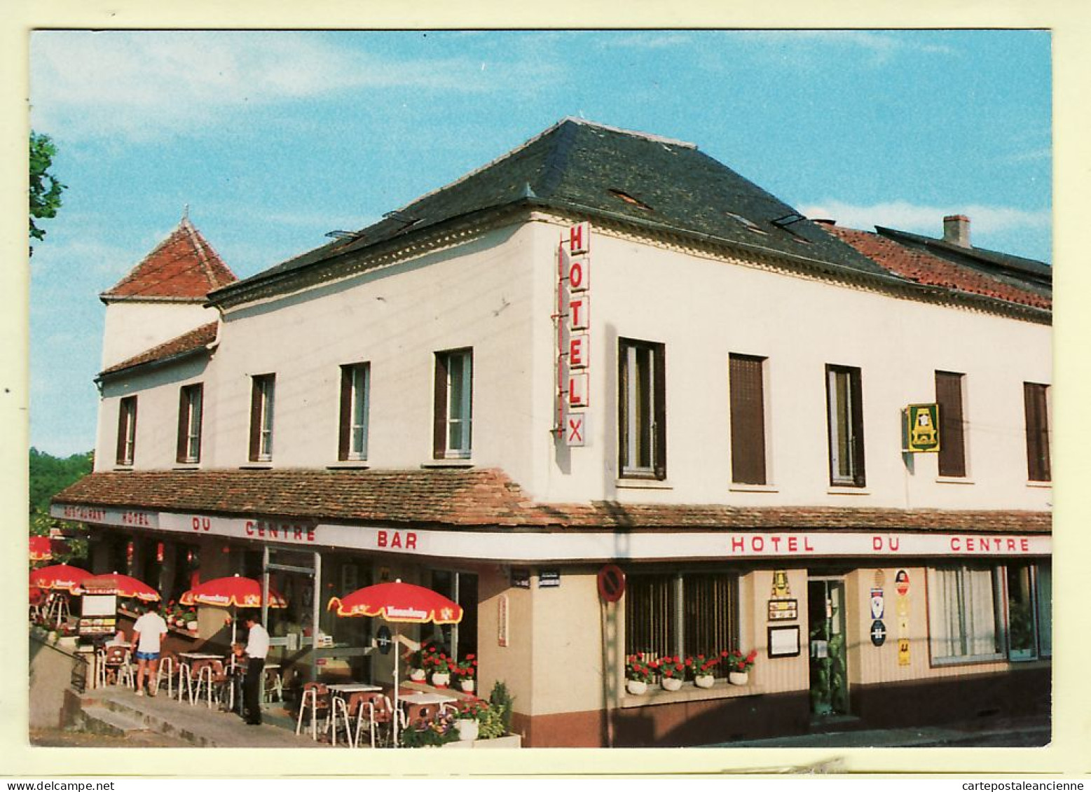 20296 / ⭐ ◉ GRAMAT Lot Hotel Bar Restaurant Du CENTRE -Période GRIMAL- Place De La République 1975s - ELIOPHOT GENES - Gramat