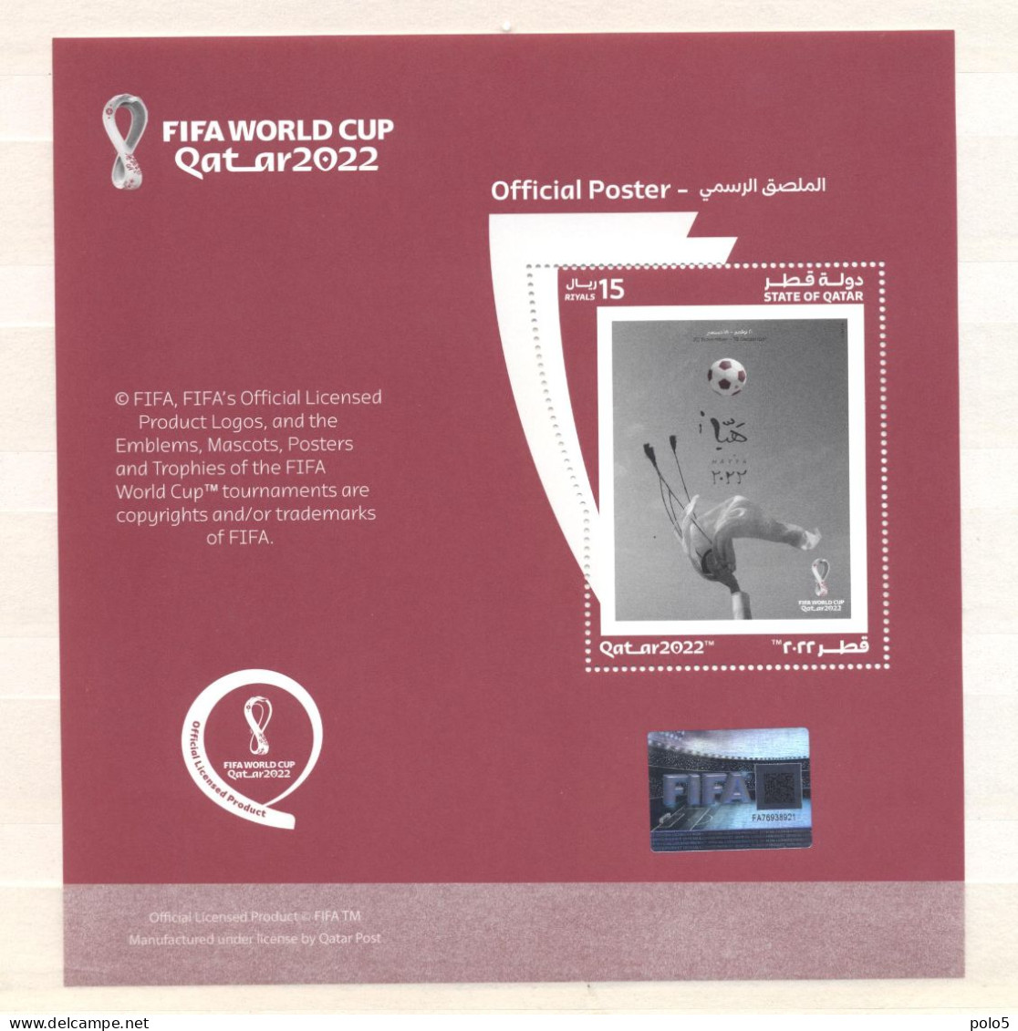 Qatar 2022-FIFA World Cup Qatar 2022 M/Sheet - Qatar