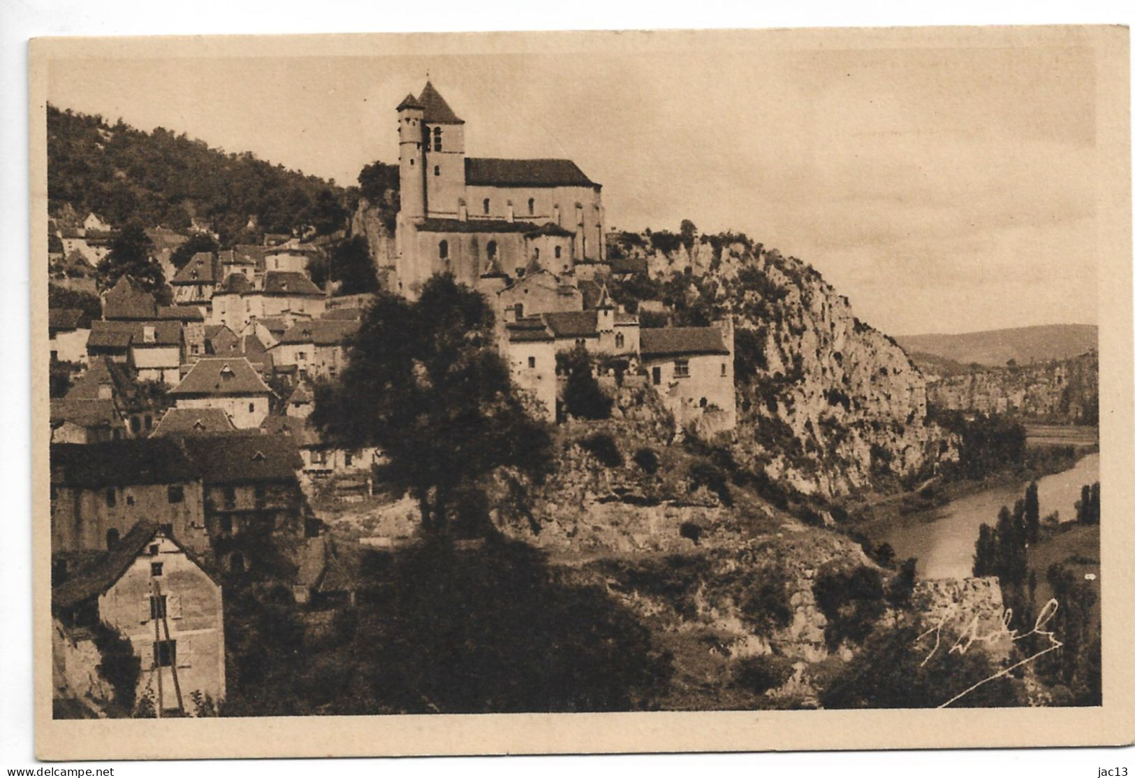 L180A1813 - Saint-Cirq-Lapopie - Vue Générale - Saint-Cirq-Lapopie