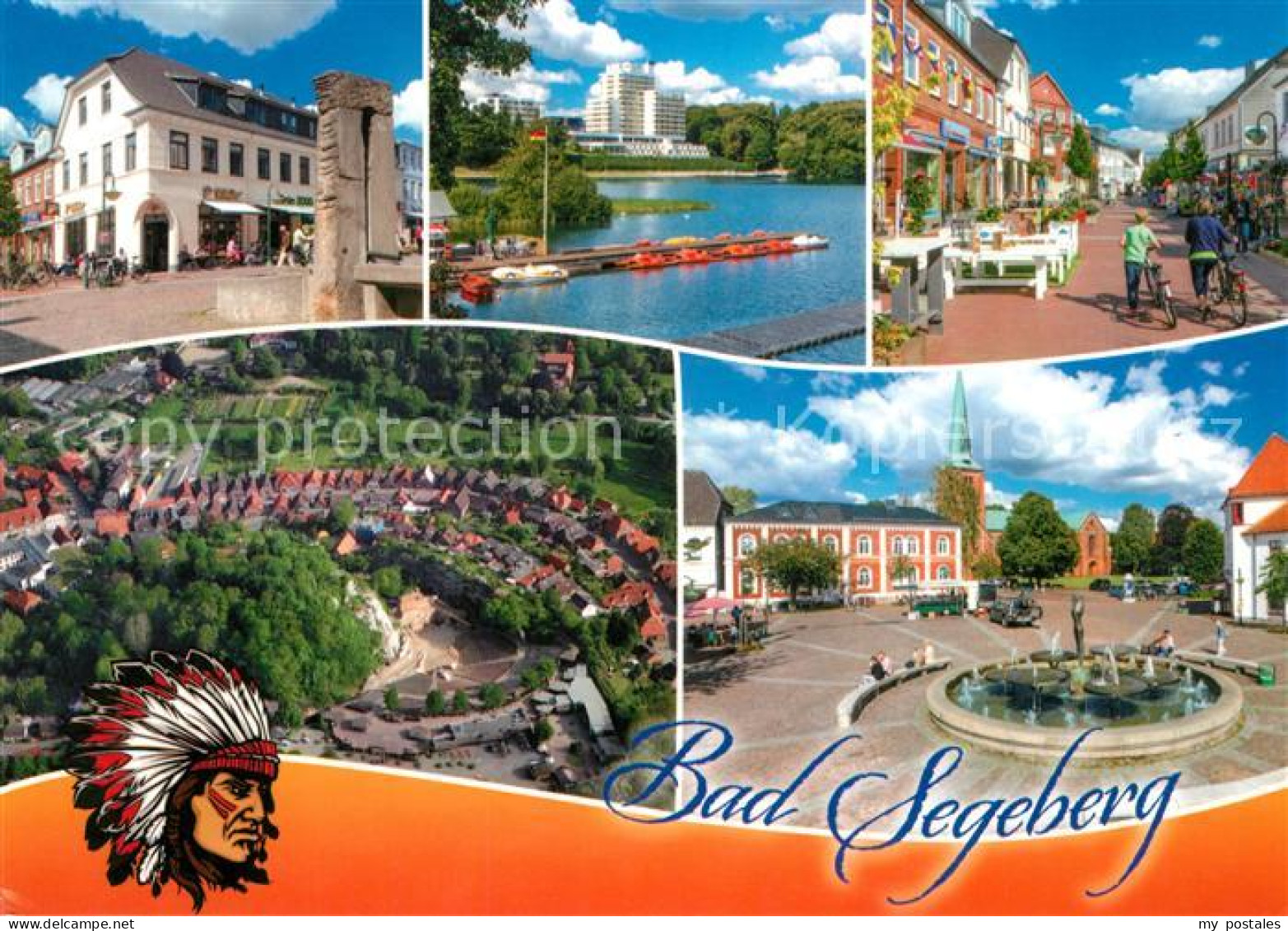 73201339 Bad Segeberg Panorama Stadtansichten Hafen Brunnen Denkmal Bad Segeberg - Bad Segeberg