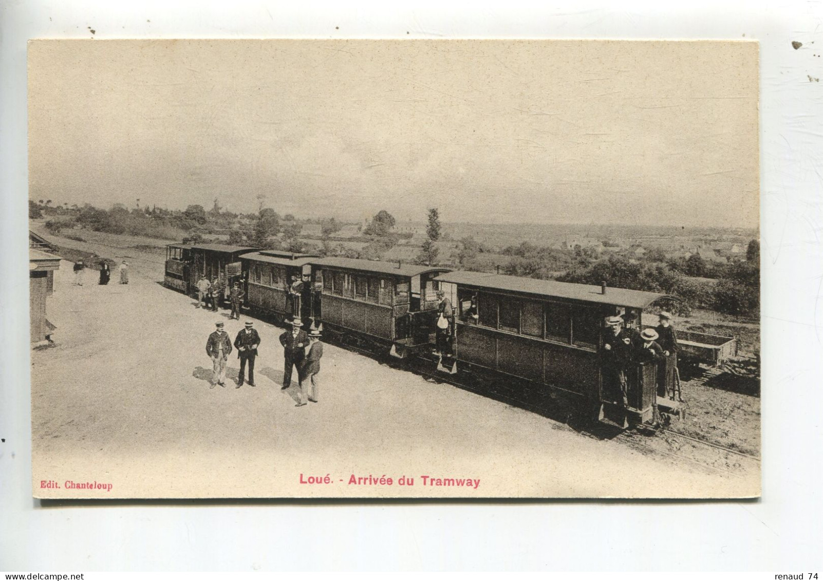 Tramway Loué Sarthe Arrivée Du Tramway - Loue