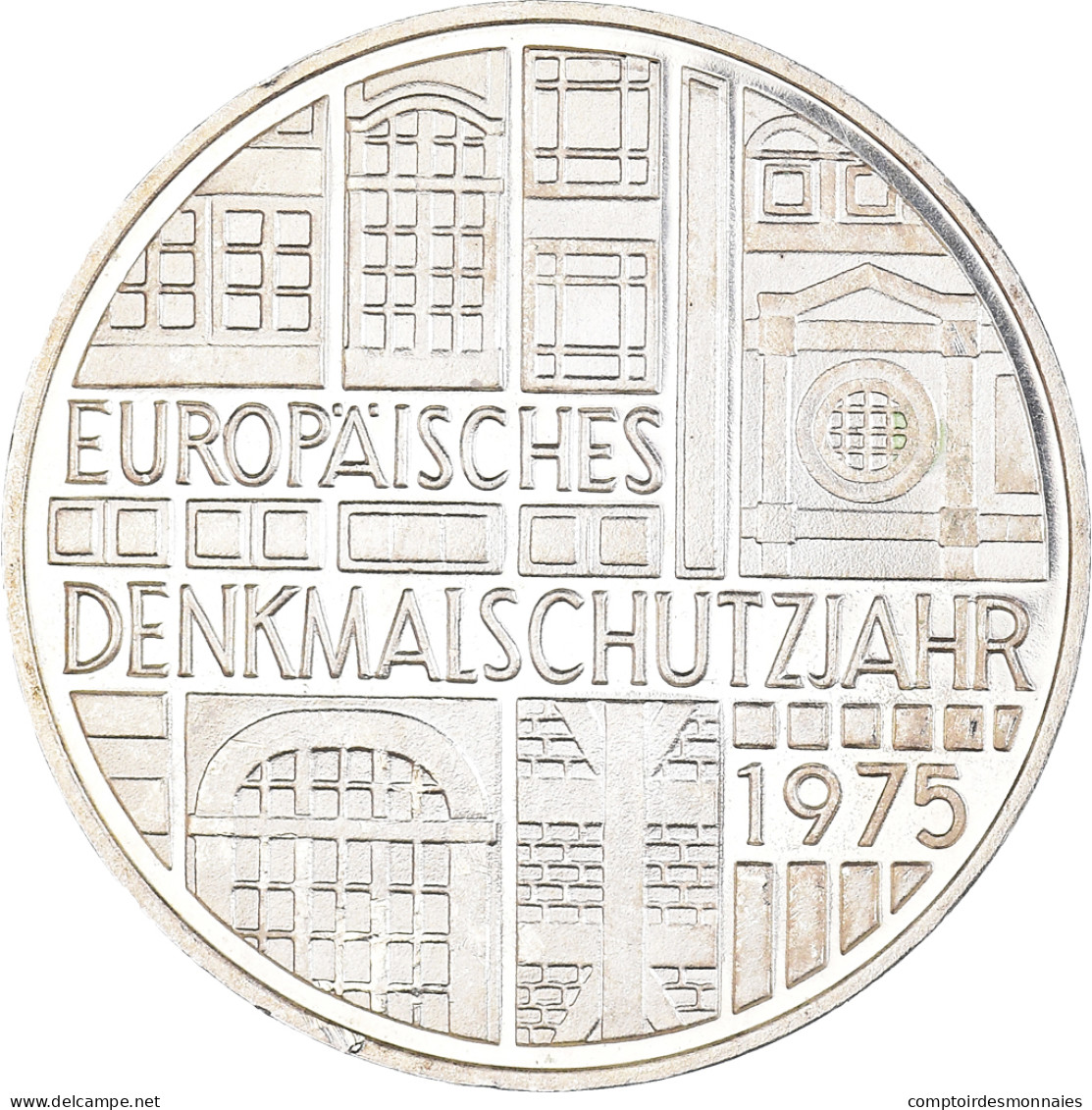 Monnaie, République Fédérale Allemande, 5 Mark, 1975, Stuttgart, Germany - 5 Marchi