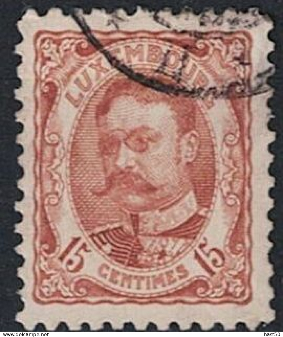 Luxemburg - Großherzog Wilhelm IV. (MiNr: 72/9) 1906 - Gest Used Obl - 1895 Adolphe Right-hand Side