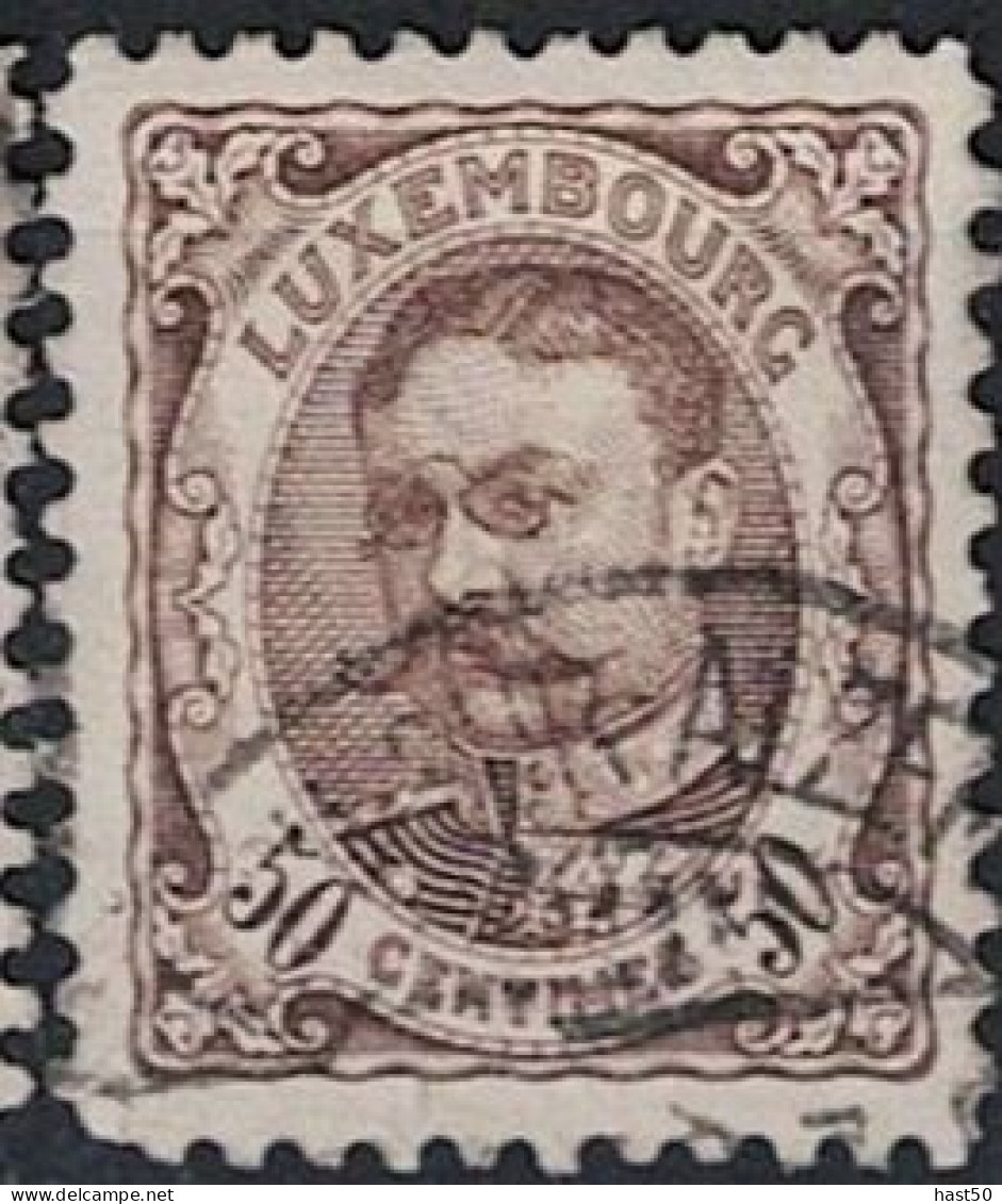 Luxemburg - Großherzog Wilhelm IV. (MiNr: 72/9) 1906 - gest used obl