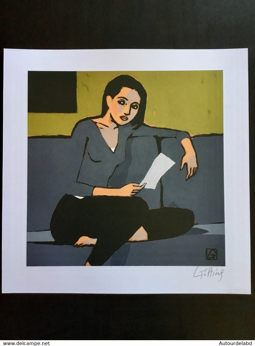 Ex Libris / Dessin / Illustration De Götting - Signé - Tirage Limité - Illustrators G - I