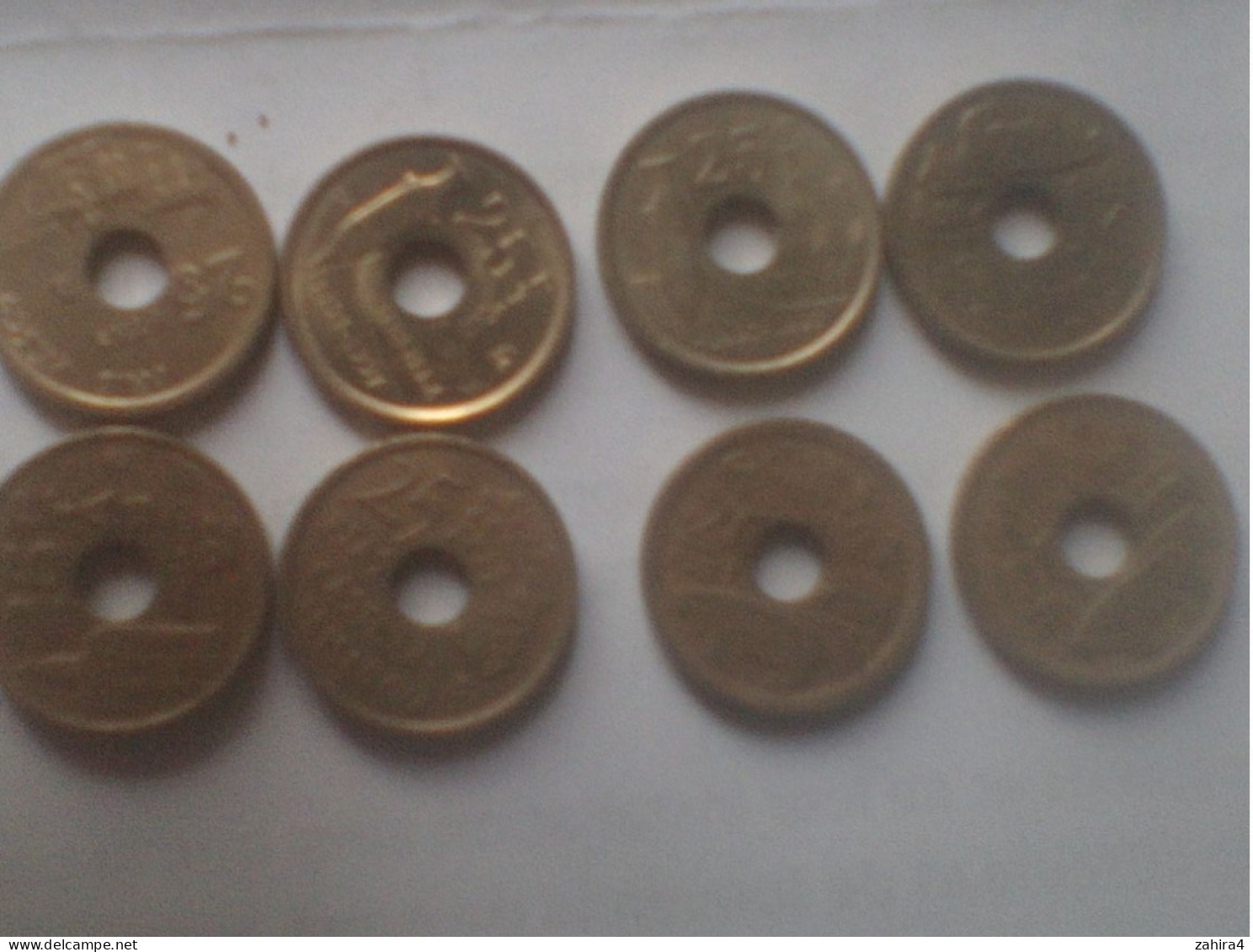 8 X 25 Pesetas 2 X 1992  1X93  3X95  1X 96 Et 2X 97 - 25 Peseta