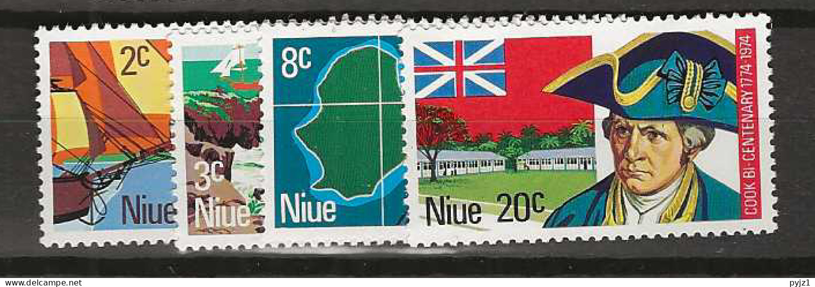 1974 MNH Niue Mi 140-43 - Niue