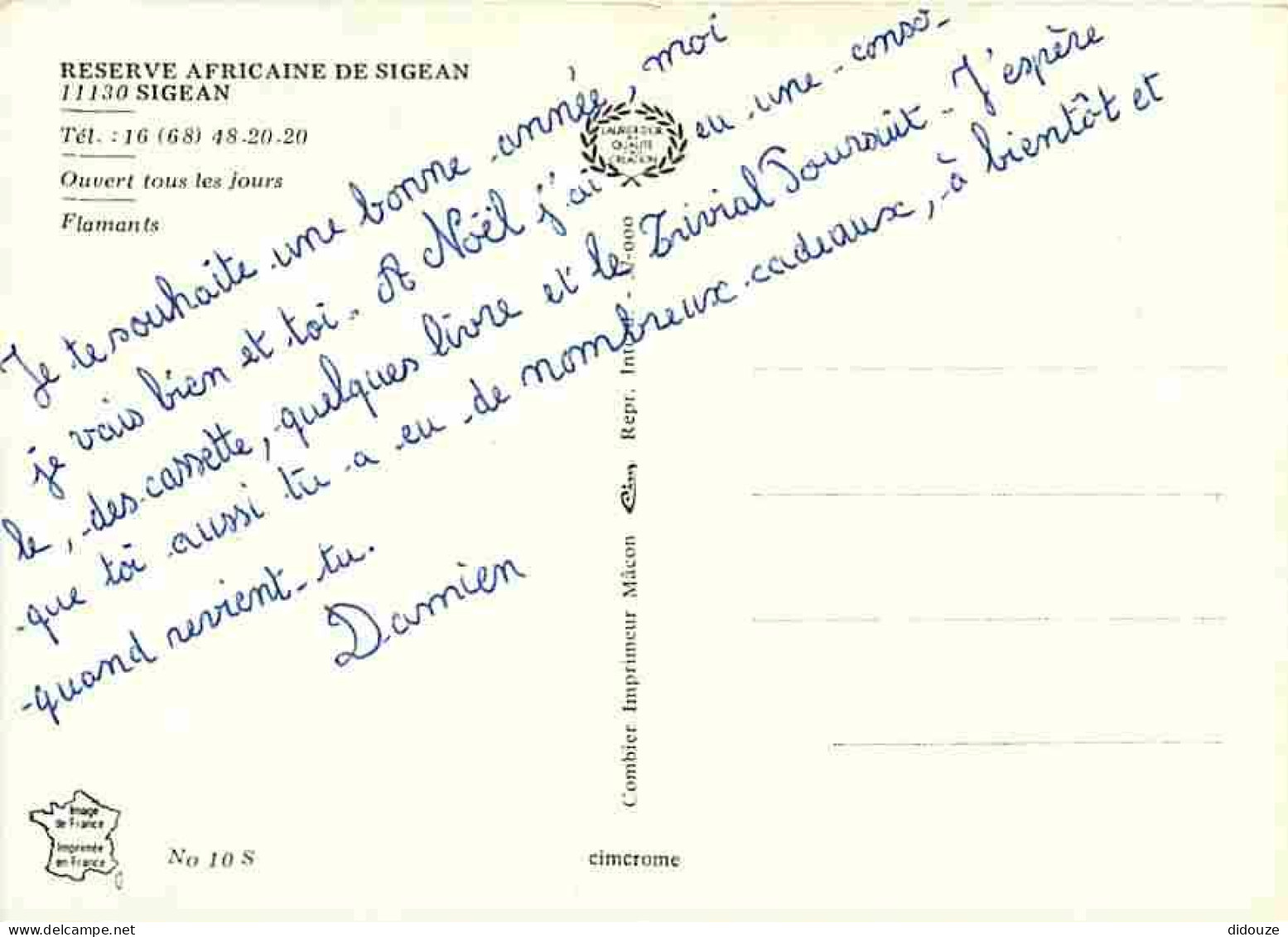 11 - Sigean - Réserve Africaine De Sigean - Flamants Roses - CPM - Voir Scans Recto-Verso - Sigean