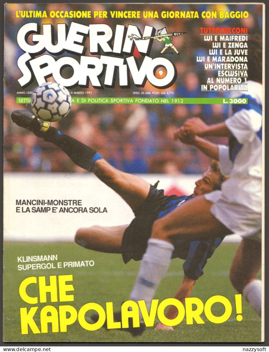 Guerin Sportivo 1991 N° 09 - Sport