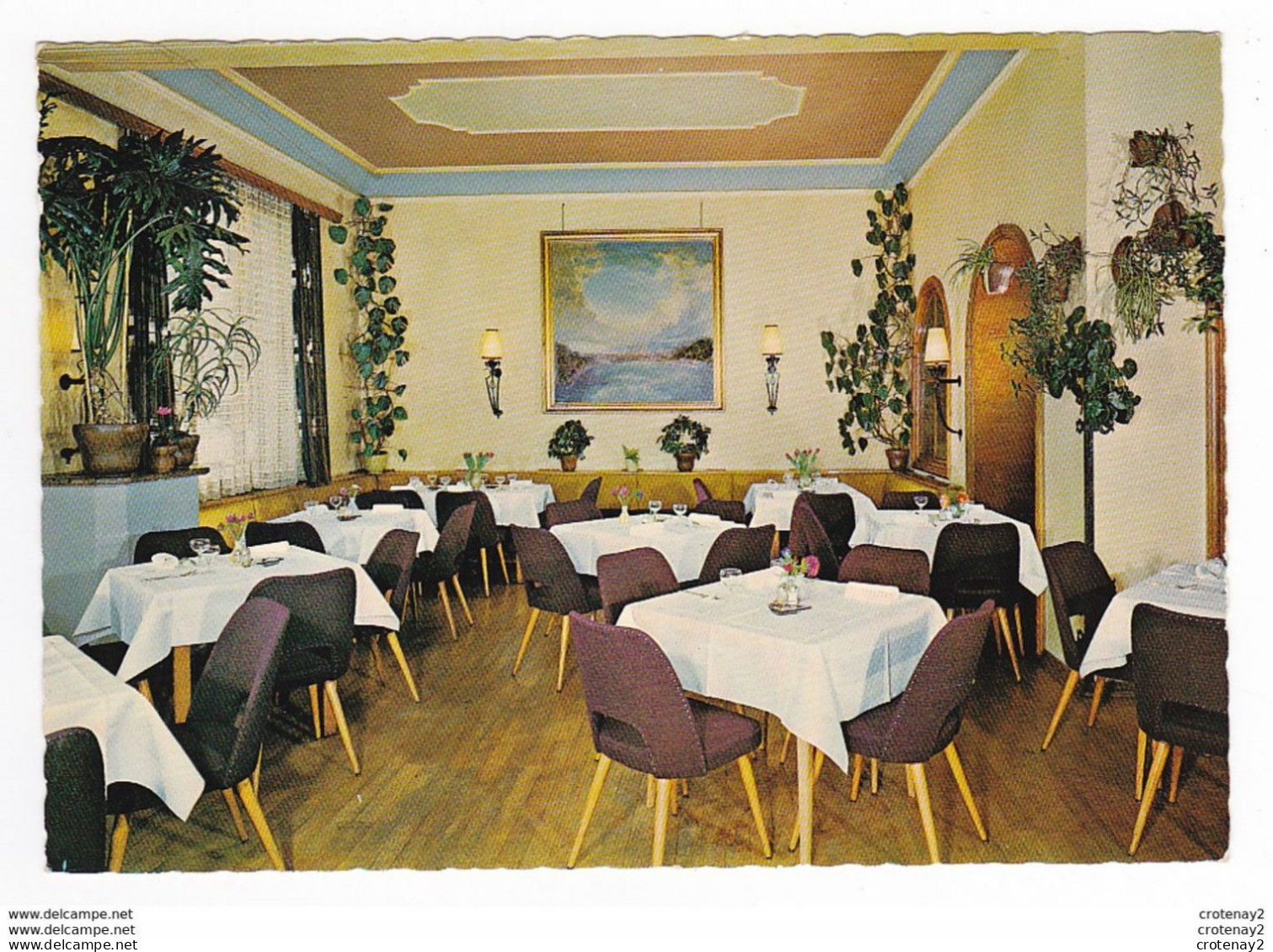 Tirol Tyrol Hotel TIROLER HOF Besitzer Heinz Bunte Reutte Tirol Salle à Manger Restaurant VOIR DOS - Reutte