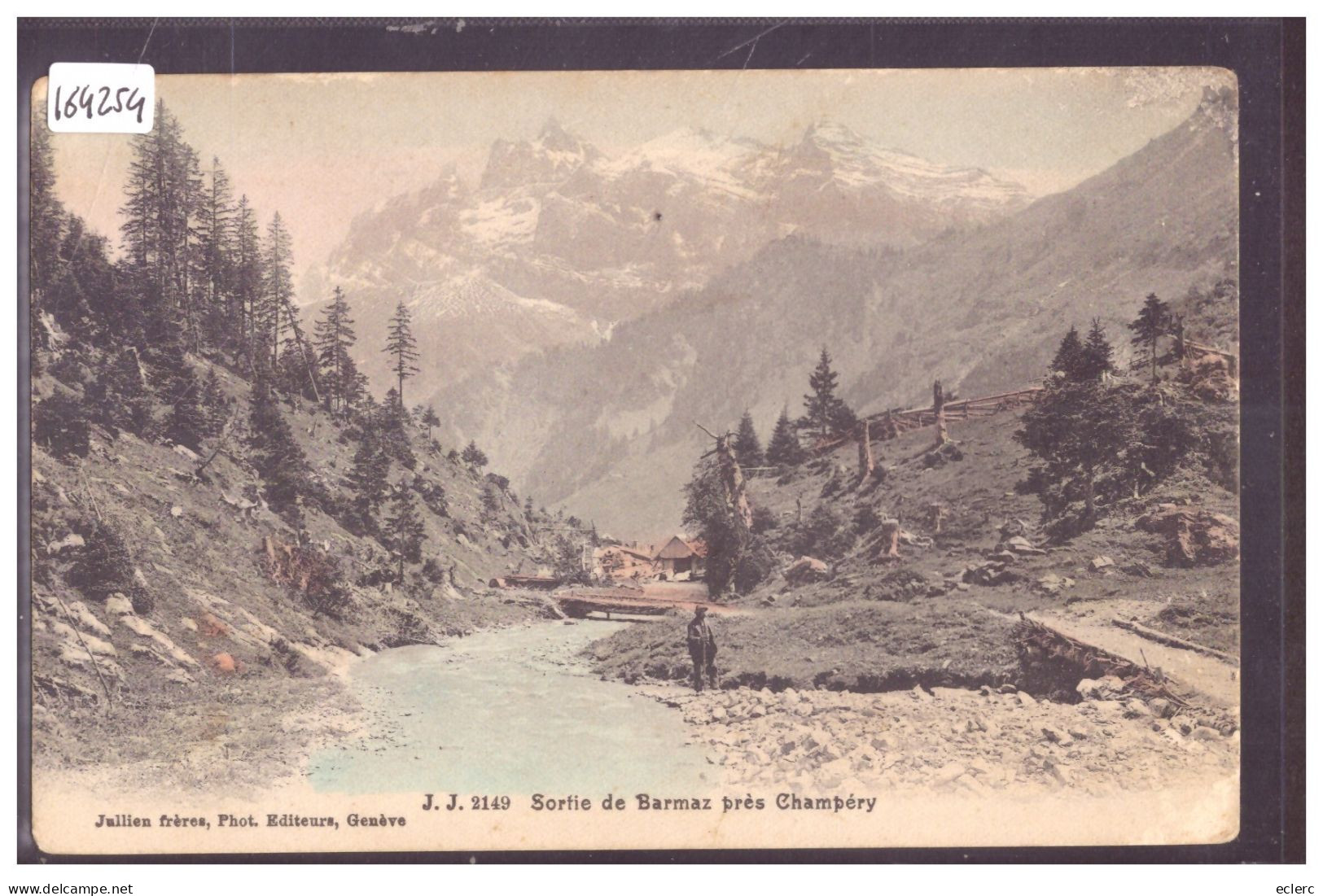 SORTIE DE BARMAZ PRES CHAMPERY - CARTE NEUVE NON ECRITE - TB - Champéry