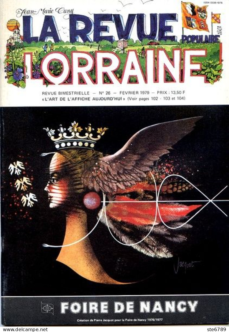 LA REVUE LORRAINE POPULAIRE N° 26 1979 Chateau Salins , Jarny Portes , Nomeny Passé , Moselle Pressoirs - Lorraine - Vosges