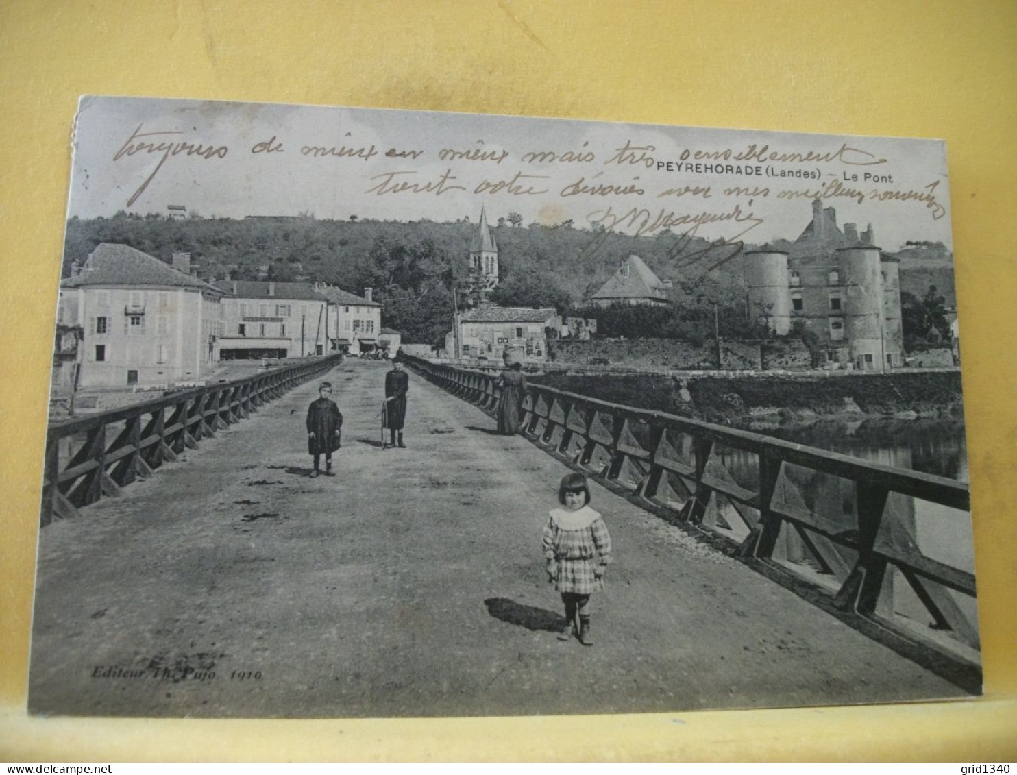 40 2623 CPA 1910 - 40 PEYREHORADE - LE PONT - ANIMATION. - Peyrehorade