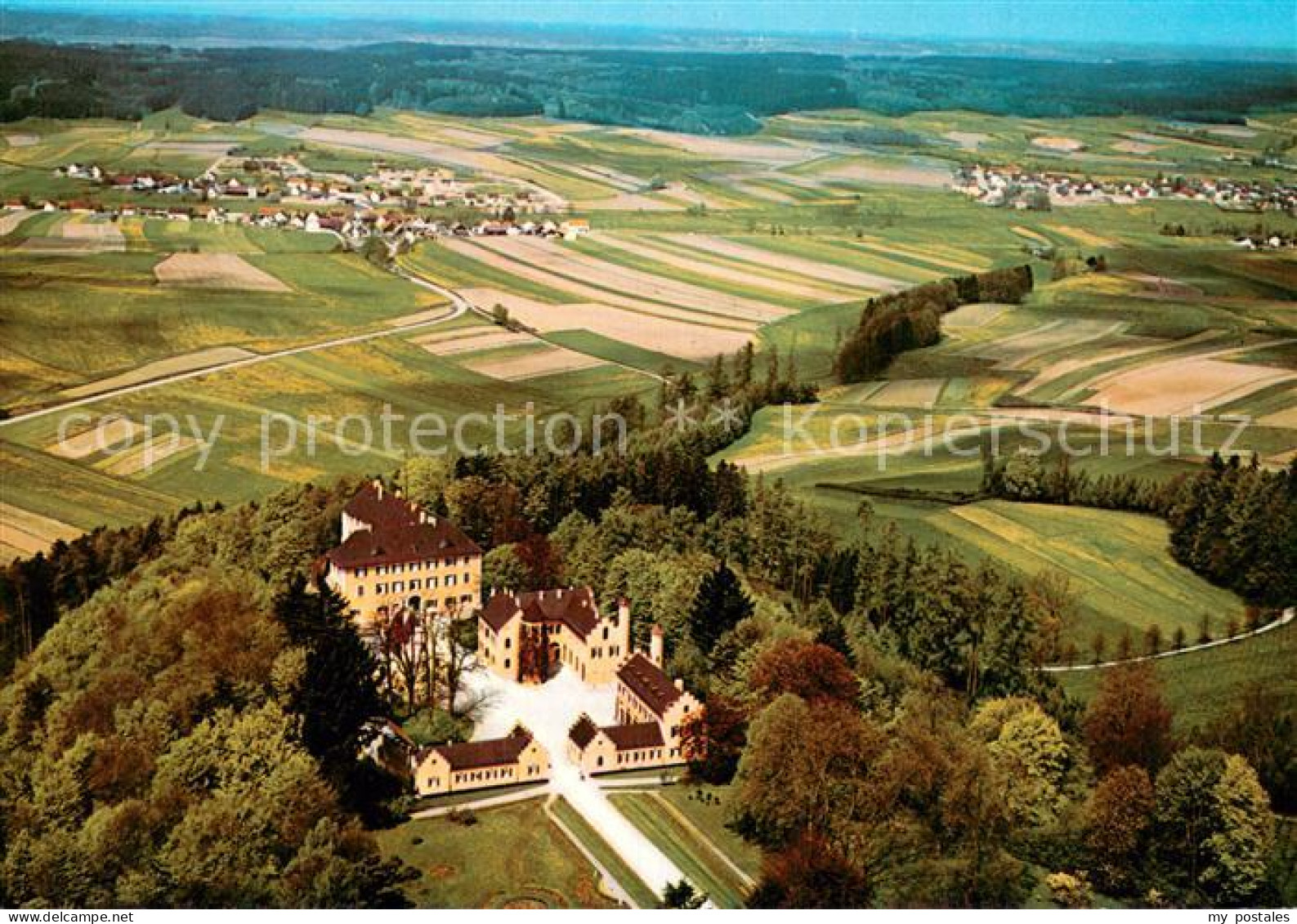 73776109 Guenzburg Schloss Seifriedsberg Fliegeraufnahme Guenzburg - Guenzburg