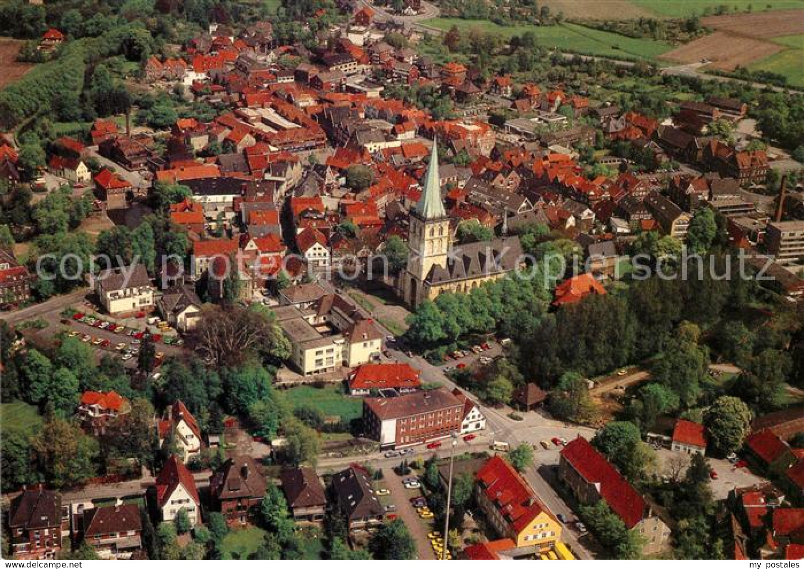 73258149 Luedinghausen Fliegeraufnahme Luedinghausen - Lüdinghausen