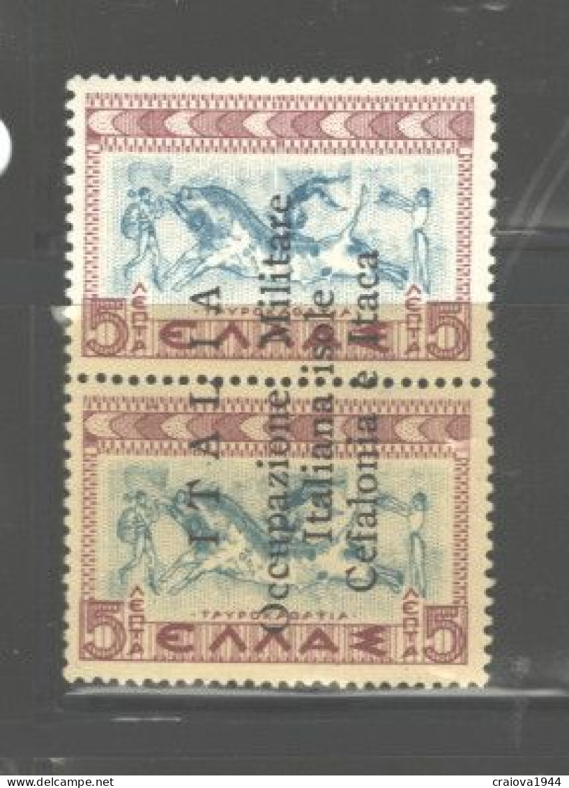 GREECE,1941 "ISSUE FOR CEPHALONIA & ITHACA" #N1 Certf.DROSSOS, MNH - Iles Ioniques