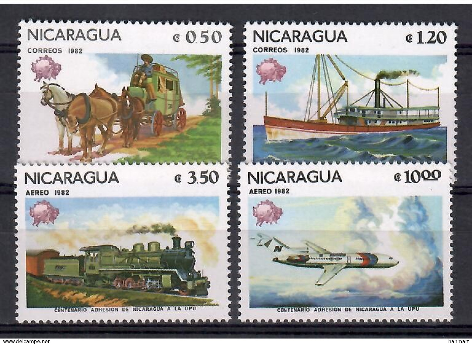 Nicaragua 1982 Mi 2268-2271 MNH  (ZS1 NCR2268-2271) - Sonstige (Land)