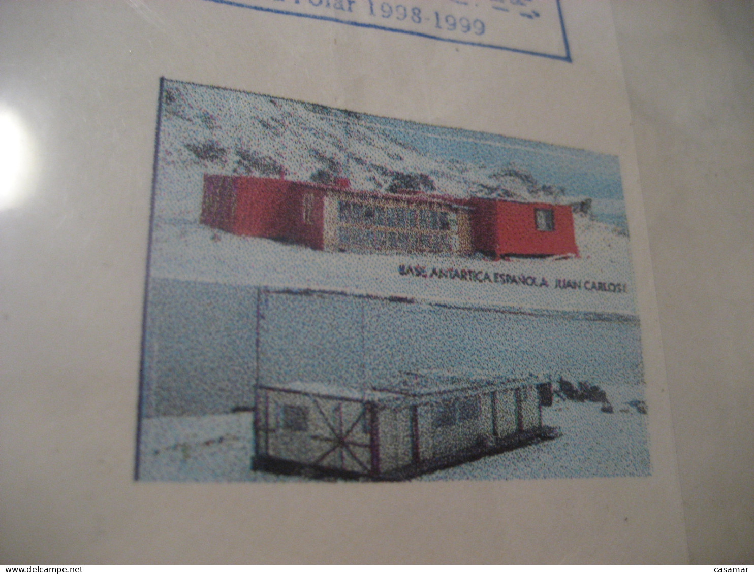 BASE ANTARTICA Juan Carlos I 1999 HESPERIDES Antarctic Cover SPAIN South Pole Polar Antarctique Antarctics Antarctica - Sonstige & Ohne Zuordnung