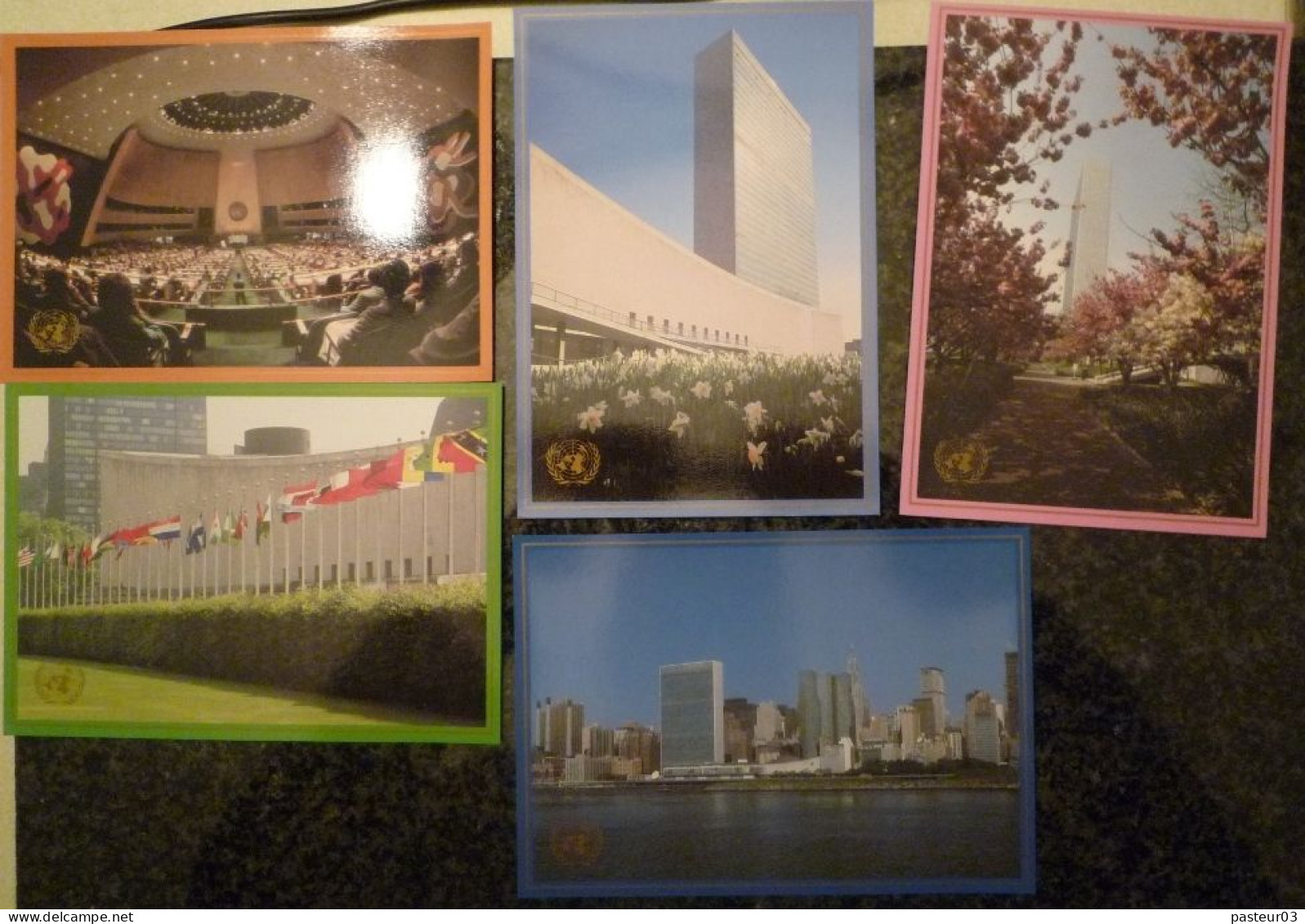 Nations Unies Lot Entiers Postaux Cartes Postales Neuves Et Oblitérées Voir Scan Dont Vues De New York (N° 1) - Lots & Serien