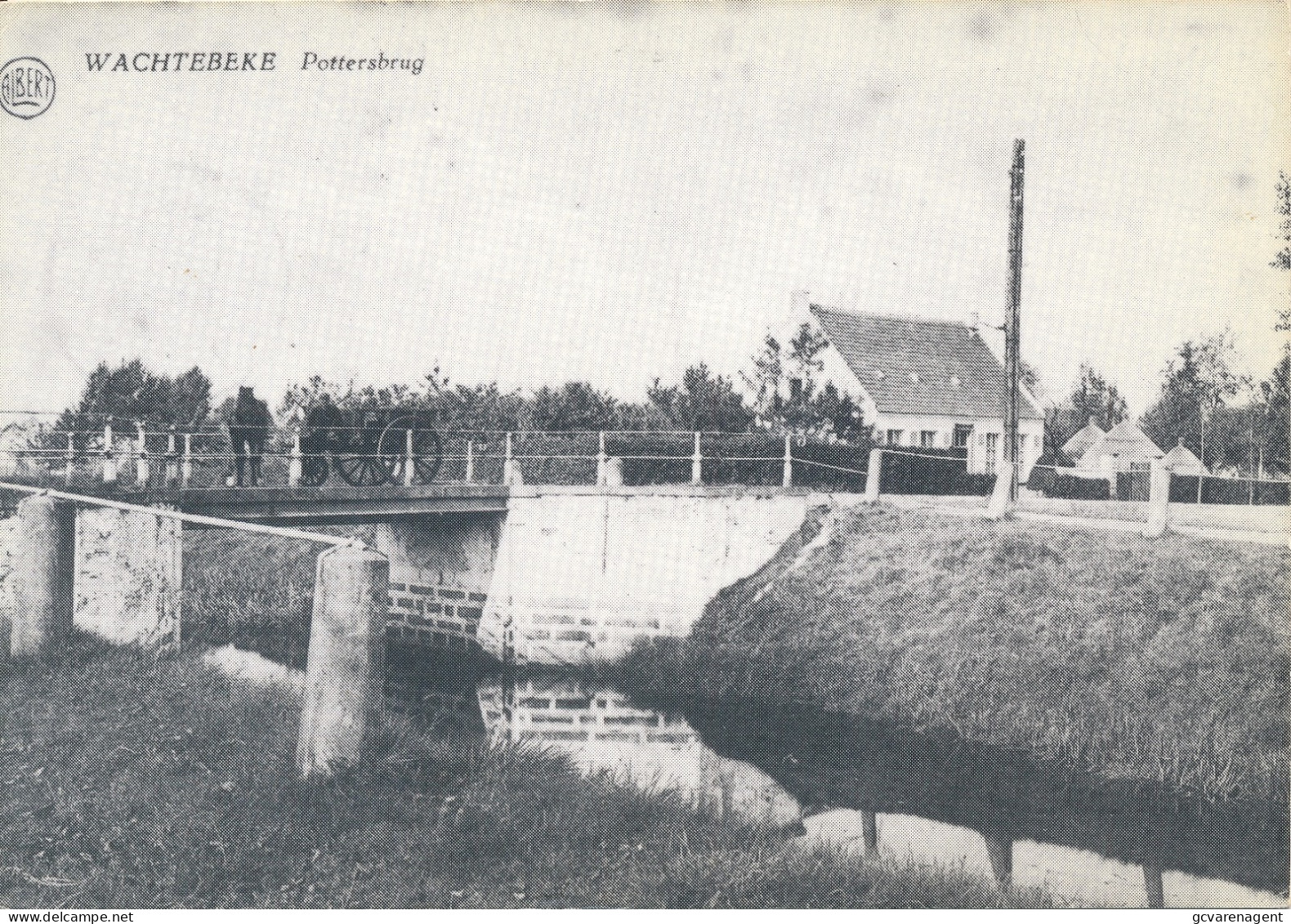 WACHTEBEKE  POTTERSBRUG   - UIT PRIVE VERZAMELING BOONE  E . ERTVELDE  1985          ZIE AFBEELDINGEN - Wachtebeke