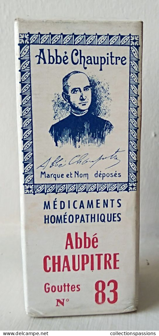 - Ancienne Bouteille Dans Sa Boite. Abbé Chaupitre N°83 - Objet Ancien De Collection - Pharmacie - - Matériel Médical & Dentaire