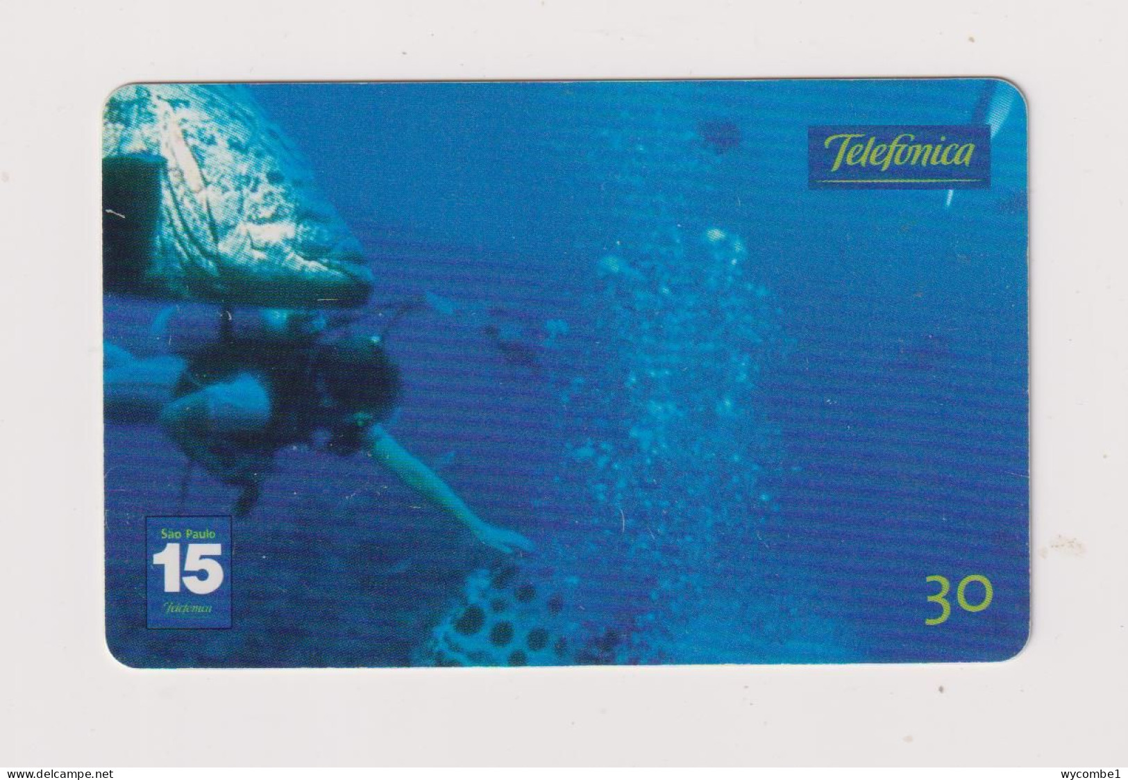 BRASIL -  Mergulho Diver Inductive  Phonecard - Brésil