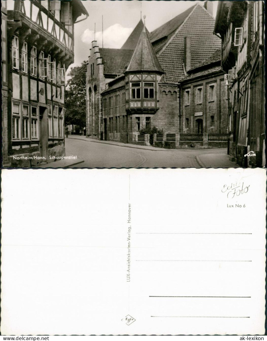 Ansichtskarte Northeim Straßen Partie Am Schaupenstiel 1955 - Northeim