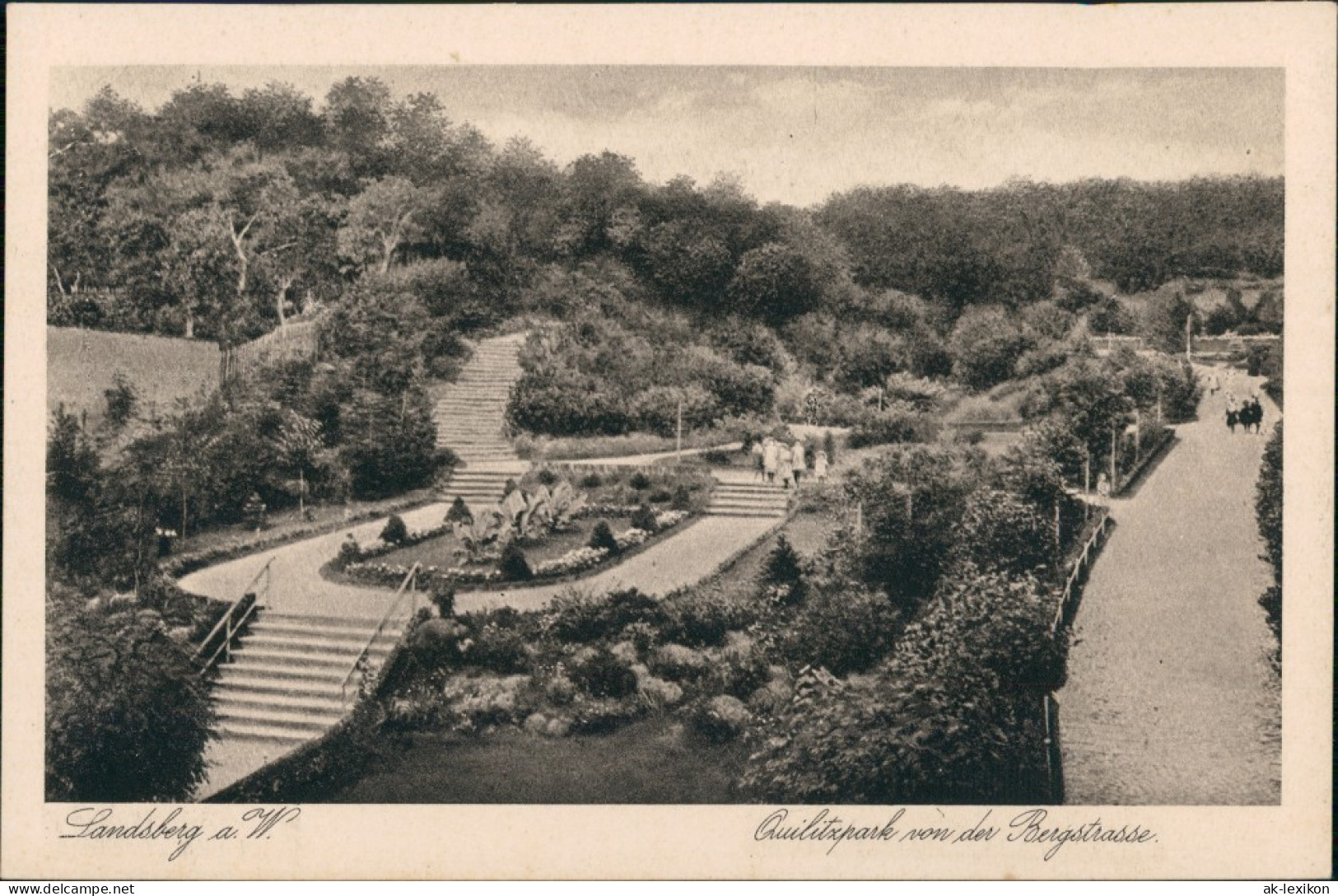 Landsberg (Warthe) Gorzów Wielkopolski Quilitzpark Von Der Bergstrasse 1925 - Neumark