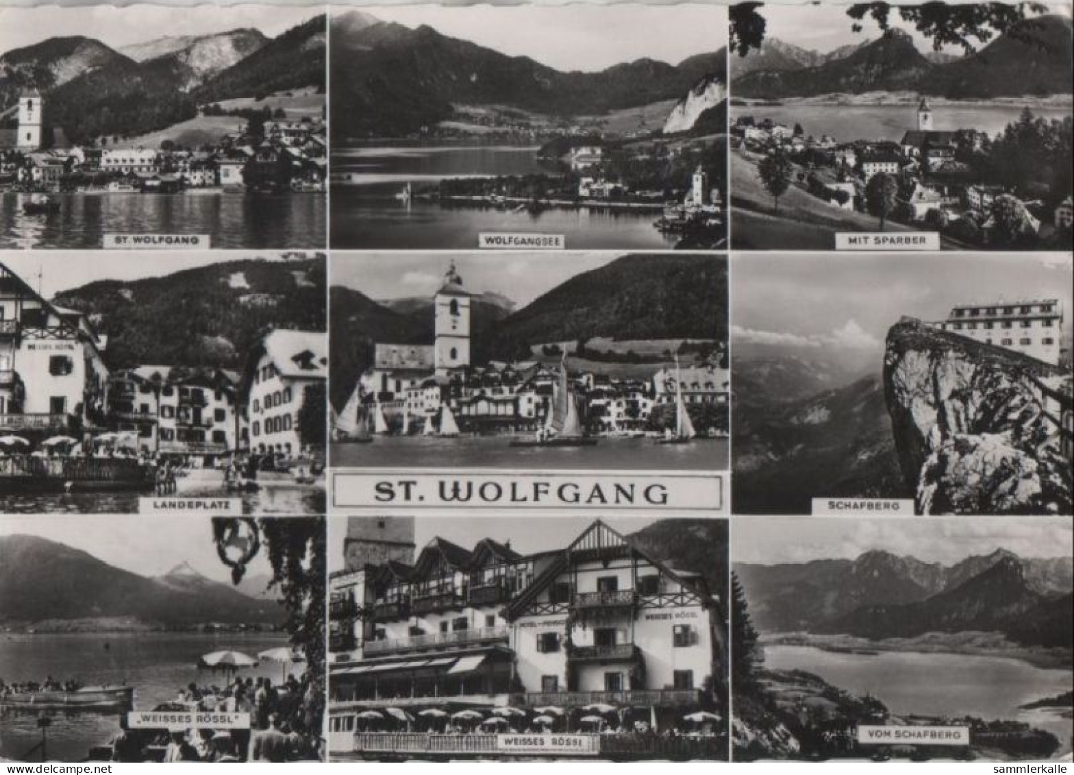 36811 - Österreich - St. Wolfgang - Mit 9 Bildern - 1962 - St. Wolfgang