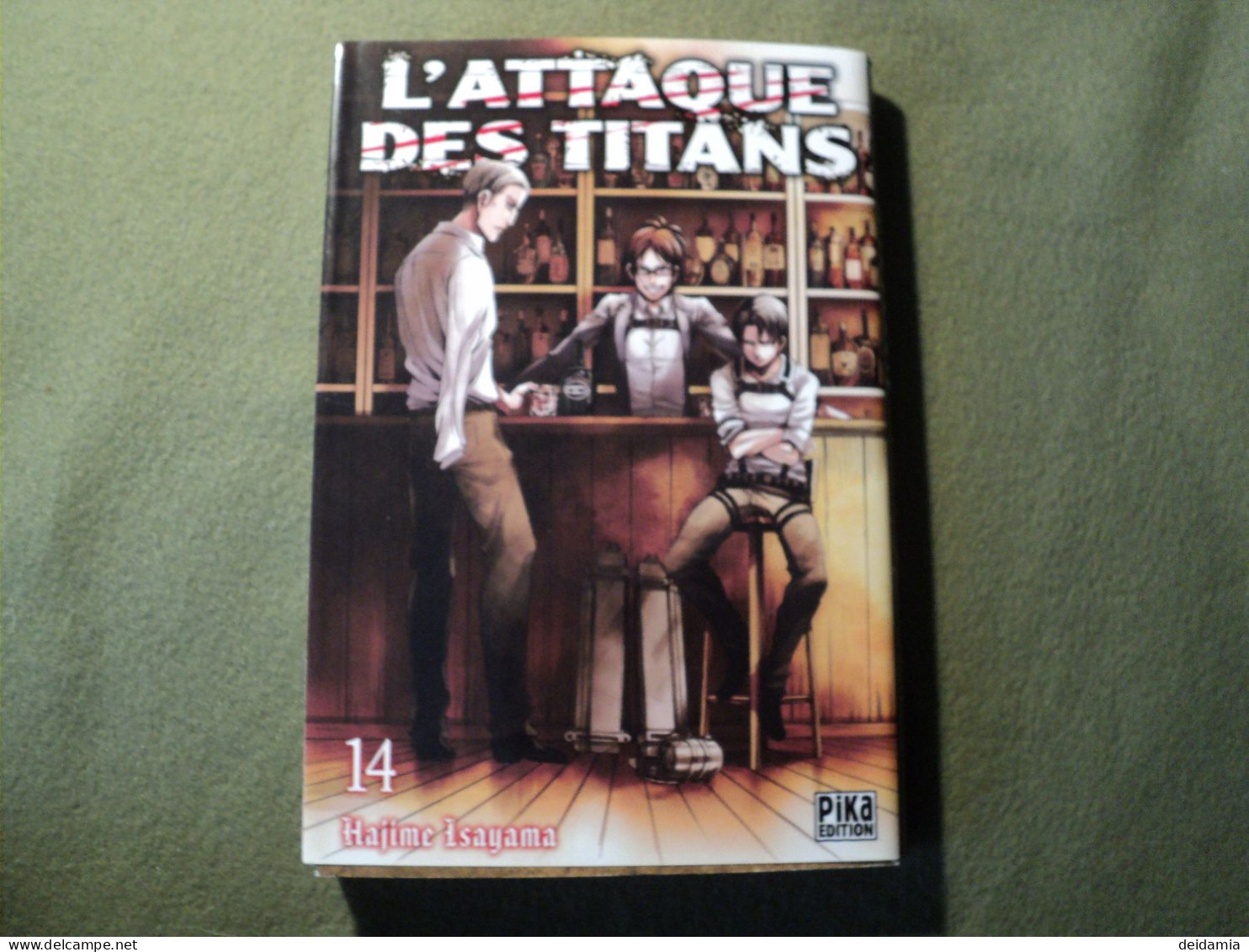 L ATTAQUE DES TITANS TOME 14. REEDITION DE 2021. HAJIME ISAYAMA. PIKA - Mangas (FR)