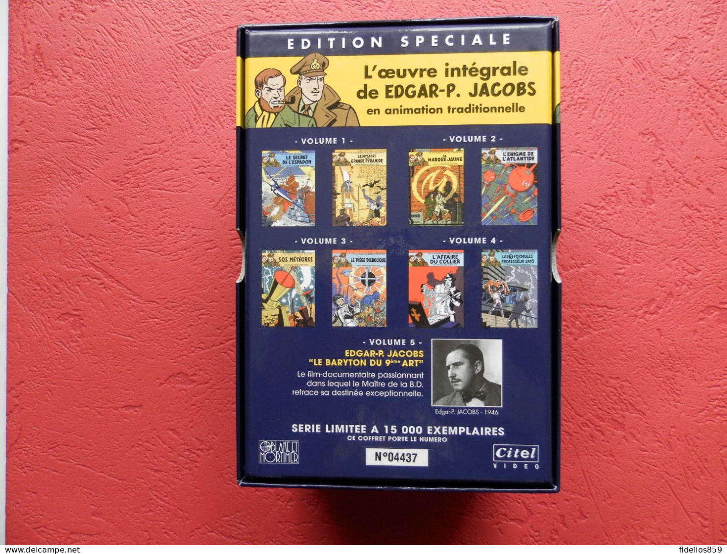 BLAKE ET MORTIMER PAR JACOBS : COFFRET COLLECTOR TIRAGE LIMITE ETNUMEROTE TTB - Video & DVD