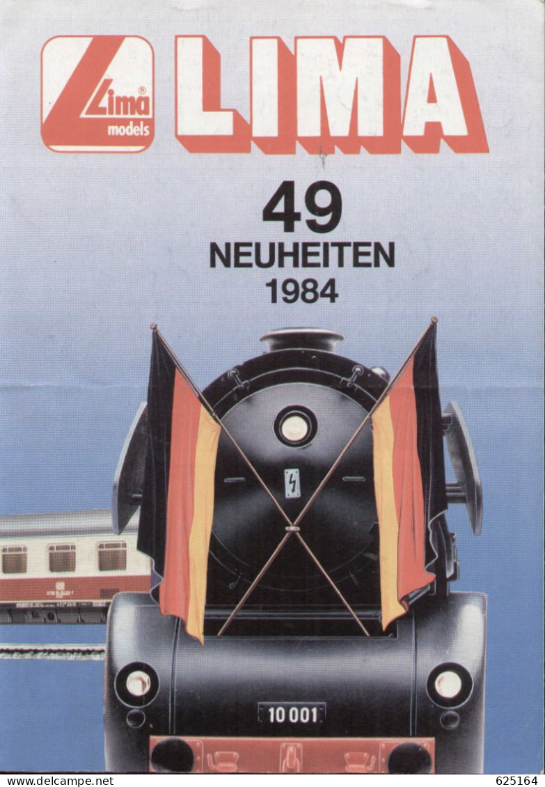 catalogue LIMA 1984 Neuheiten Deutsche Ausgabe HO - N 1:160