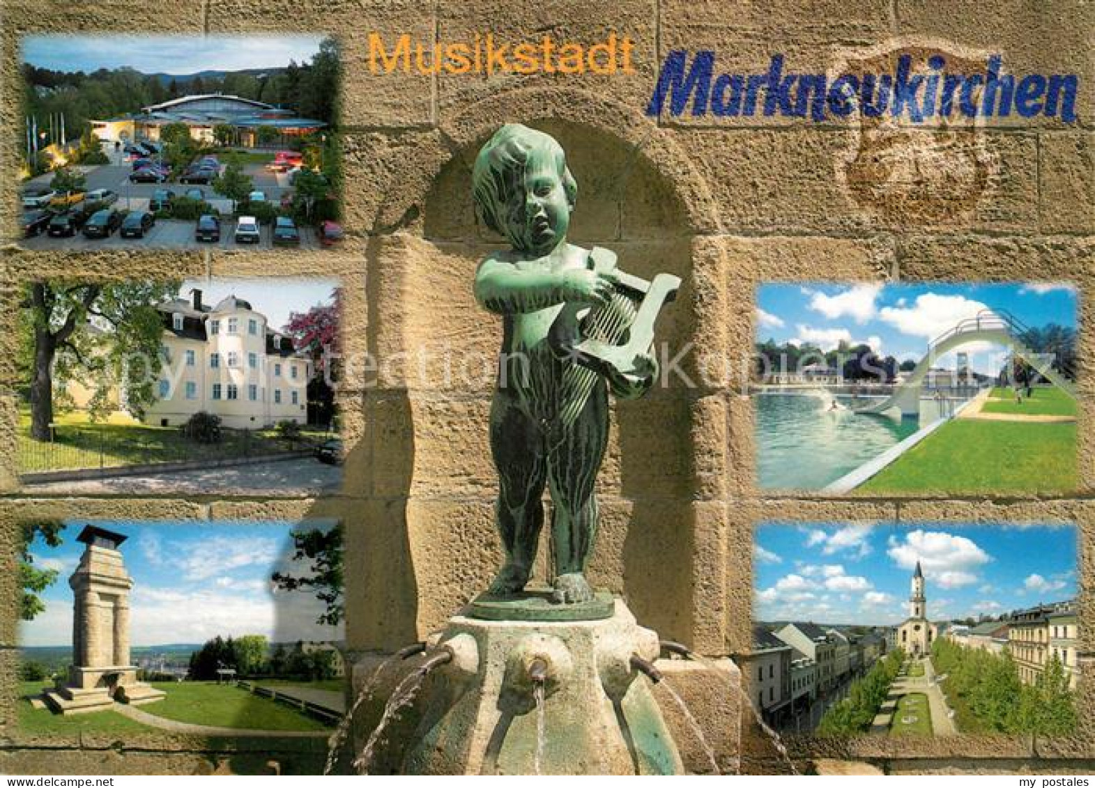 73230871 Markneukirchen Musikhalle Musikinstrumentenmuseum Bismarckturm Zschucke - Markneukirchen