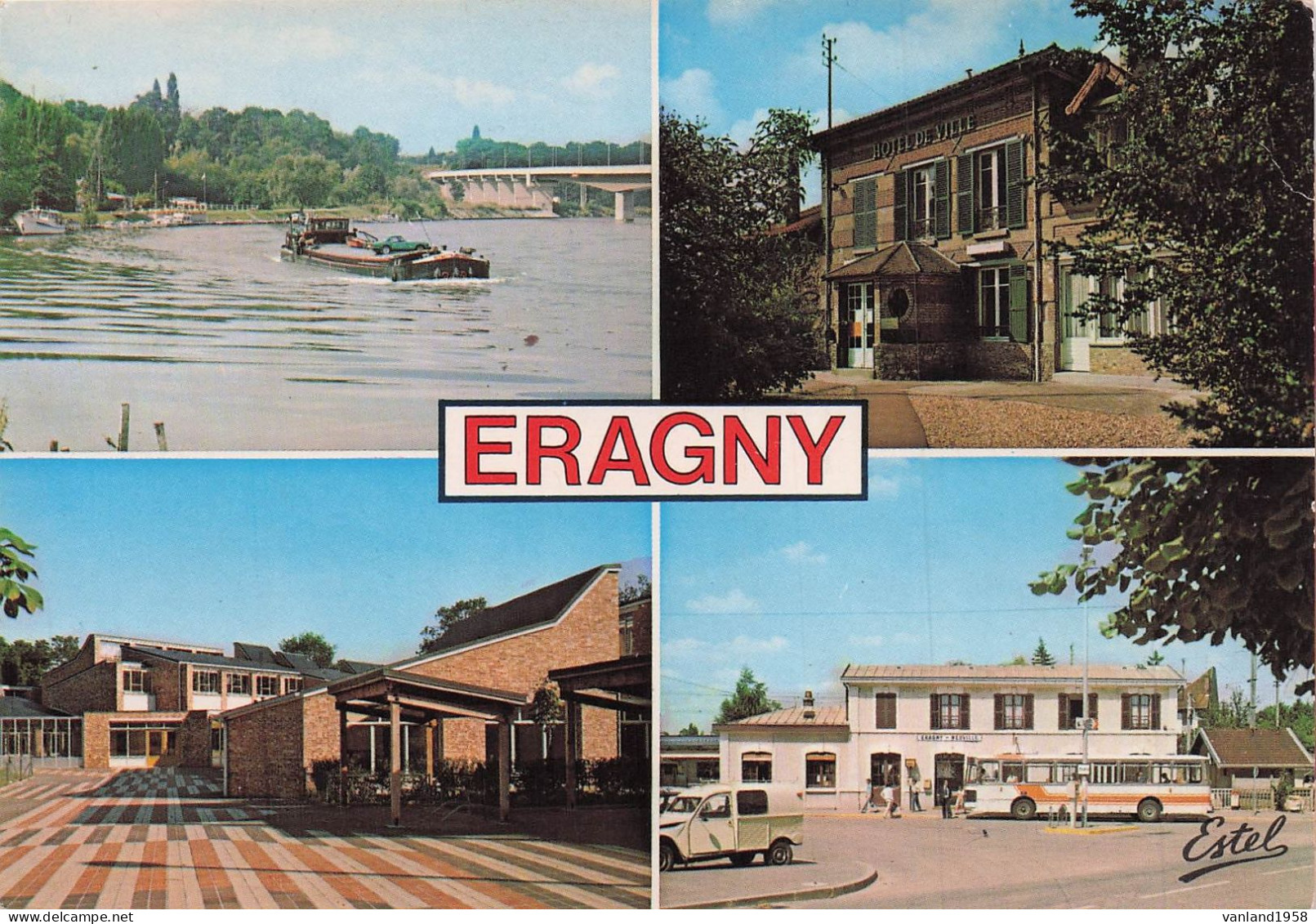 Carte Semie Moderne GRAND Format De ERAGNY - Eragny