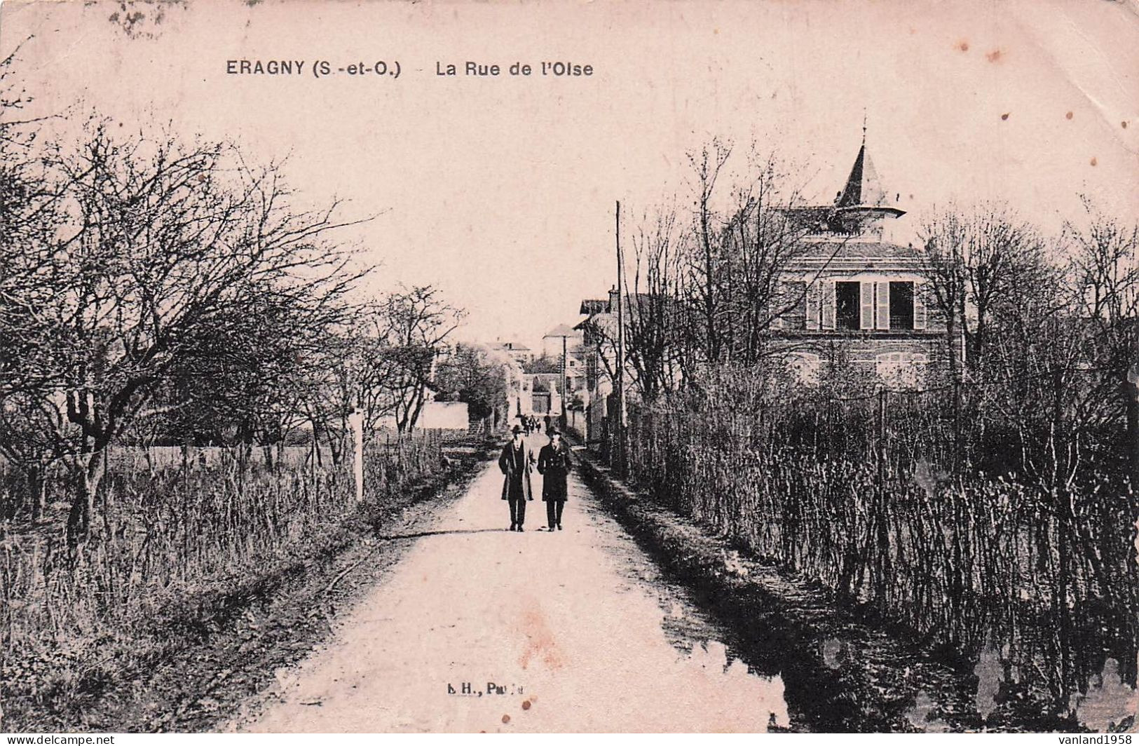 ERAGNY-la Rue De L'Oise (état) - Eragny