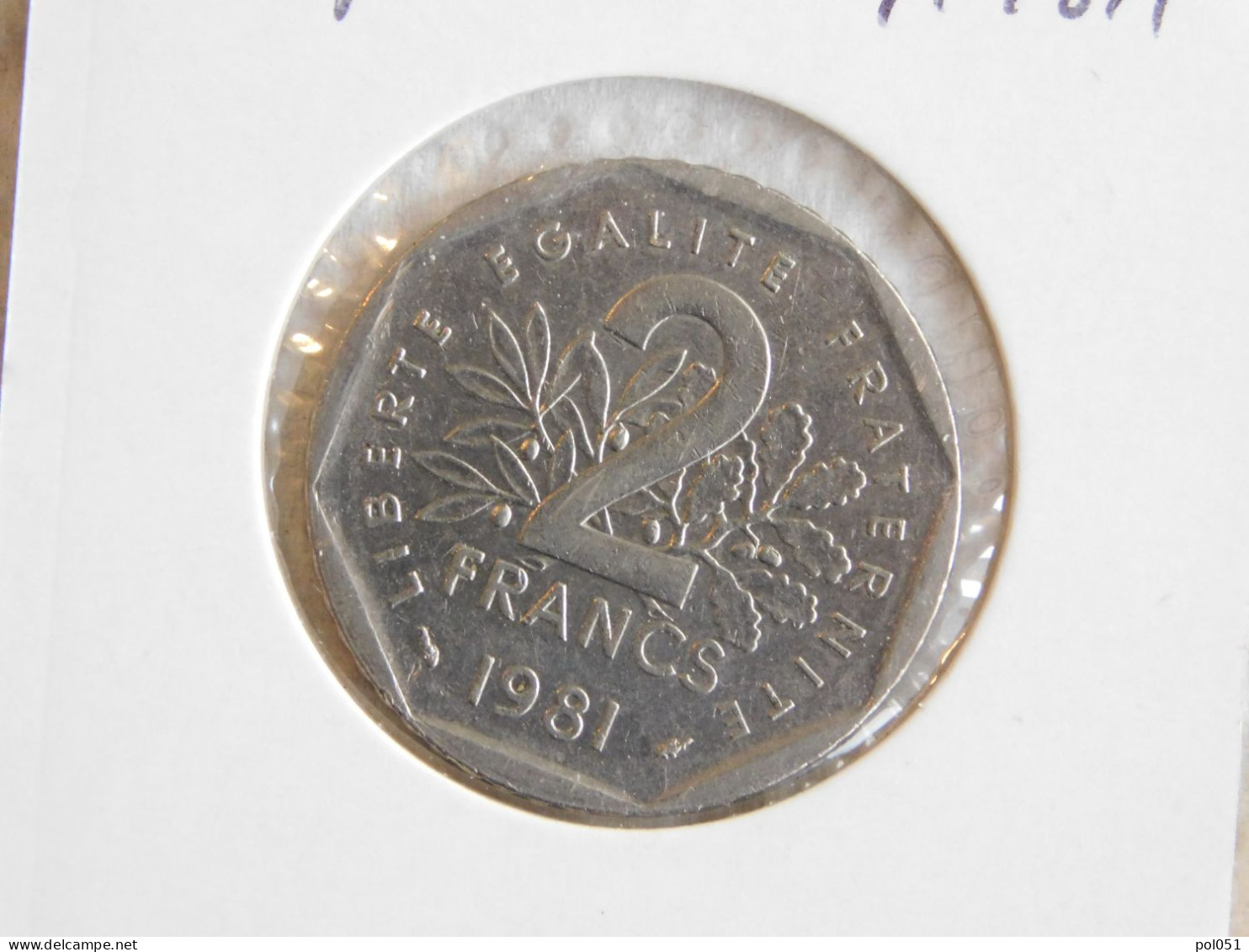 France 2 Francs 1981 SEMEUSE, NICKEL (837) - 2 Francs