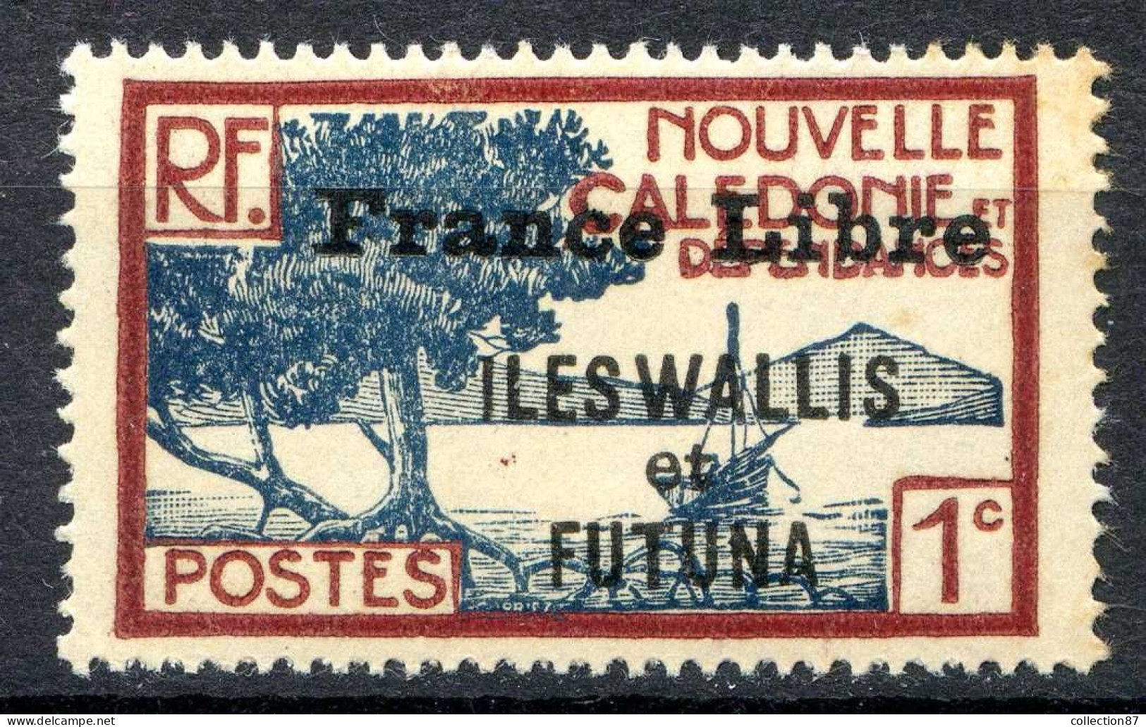 REF 086 > WALLIS & FUTUNA < FRANCE LIBRE N° 92 * Neuf Ch - MH * - Nuovi