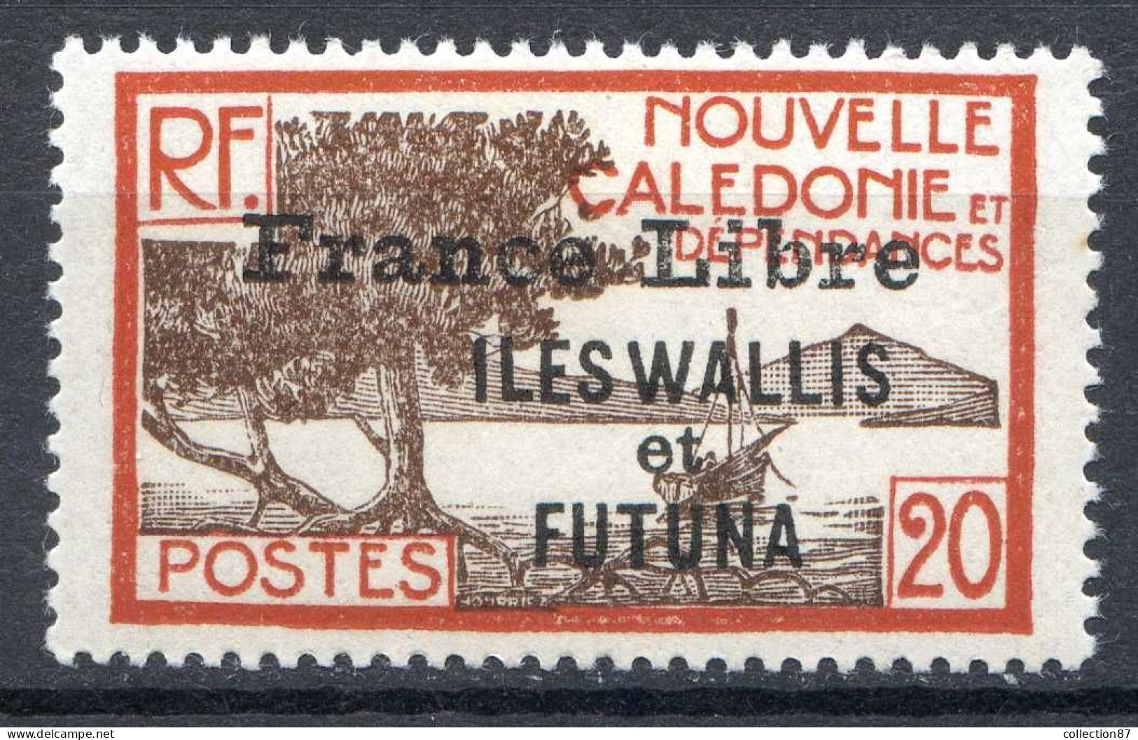 REF 086 > WALLIS & FUTUNA < FRANCE LIBRE N° 99 * Neuf Ch - MH * - Nuovi