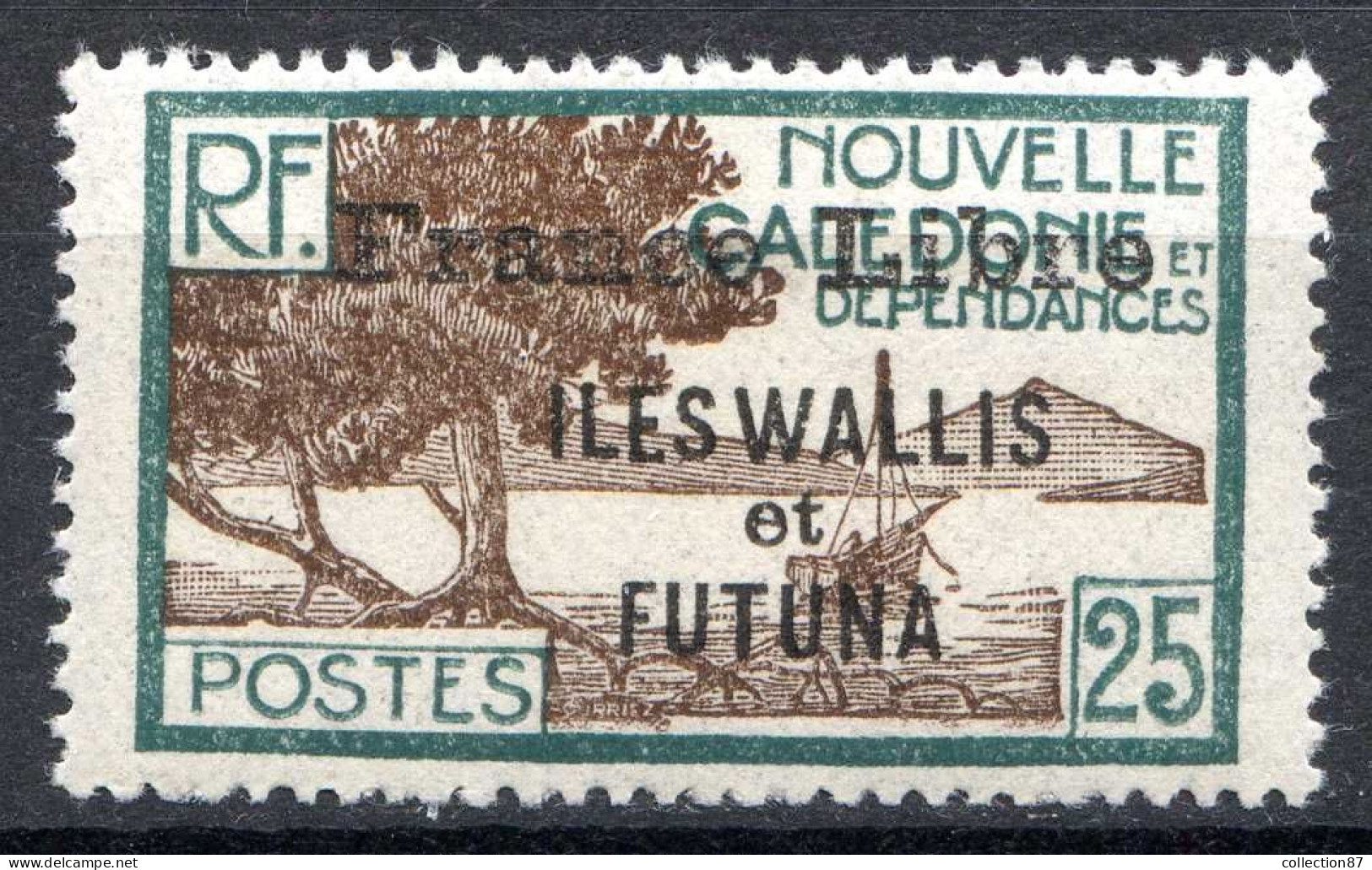 REF 086 > WALLIS & FUTUNA < FRANCE LIBRE N° 100 * Neuf Ch - MH * - Unused Stamps