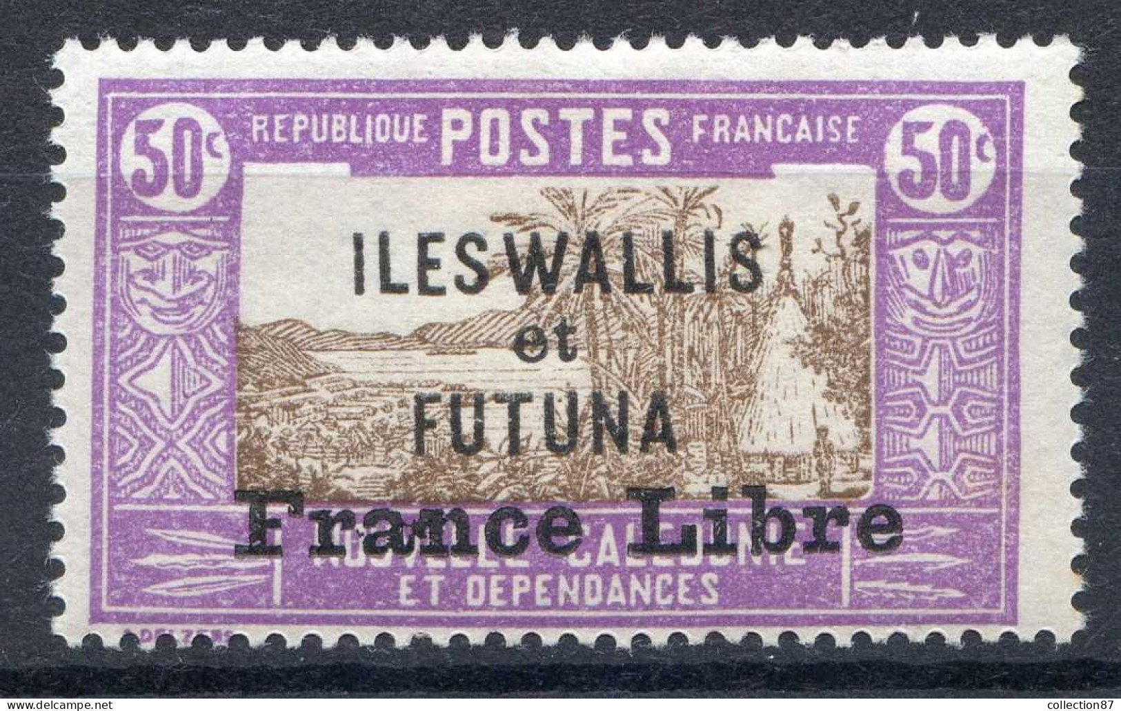 REF 086 > WALLIS & FUTUNA < FRANCE LIBRE N° 106 * Neuf Ch - MH * - Unused Stamps