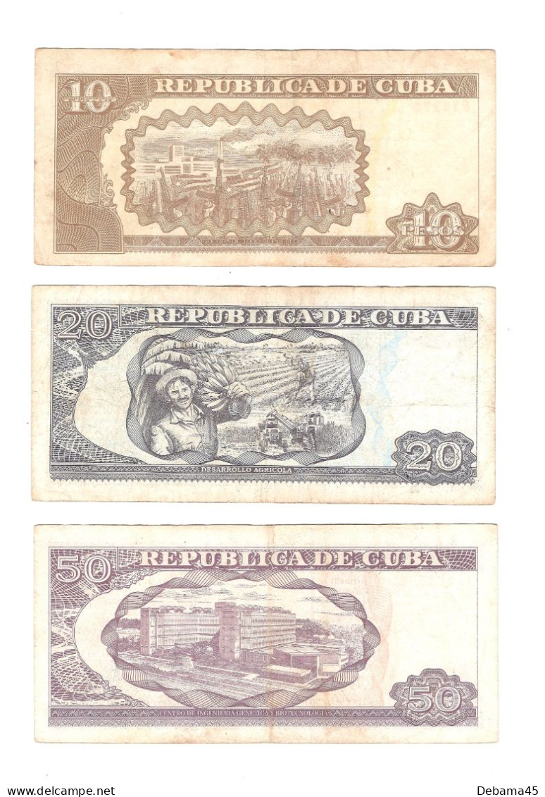 425/ Cuba : 10 Pesos 2014 - 20 Pesos 2016 - 50 Pesos 2016 - 100 Pesos 2013 - 500 Pesos 2023 - 1000 Pesos 2023 - Kuba