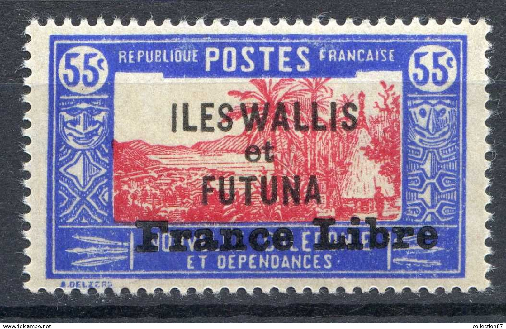 REF 086 > WALLIS & FUTUNA < FRANCE LIBRE N° 107 * Neuf Ch - MH * - Nuovi