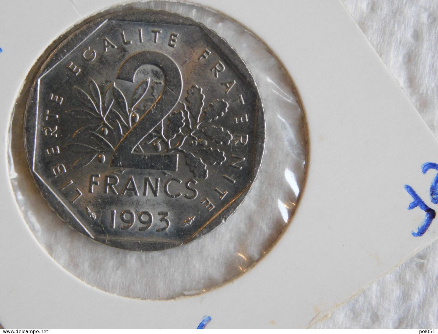 France 2 Francs 1993  SEMEUSE, NICKEL (846) - 2 Francs