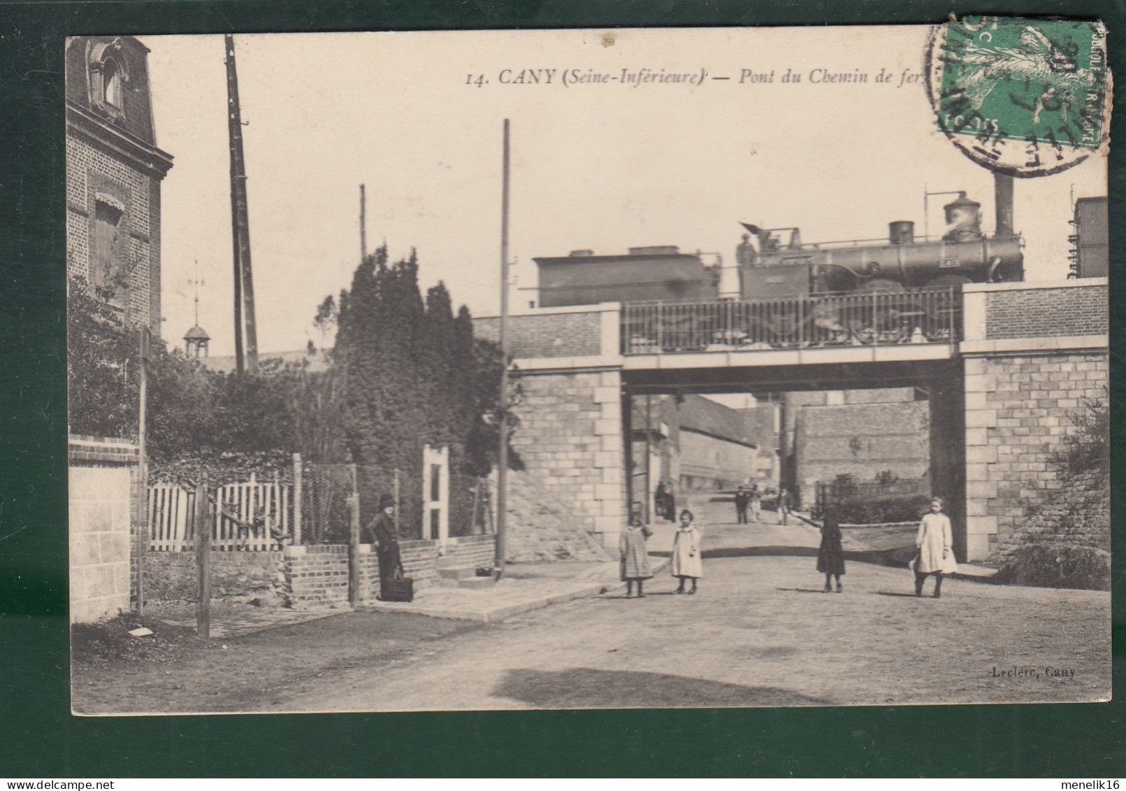 CP - 76 - Cany - Pont Du Chemin De Fer - Cany Barville