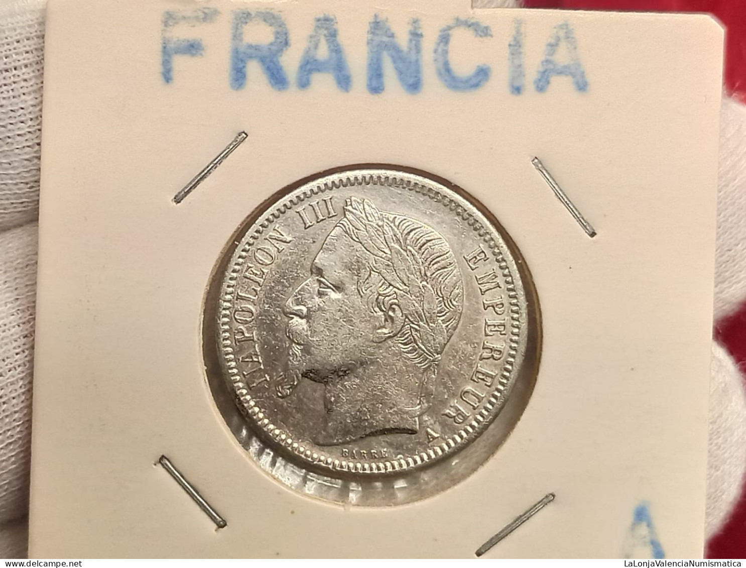 Francia France 1 Franc 1868 A Paris Km 806 Plata - Altri & Non Classificati