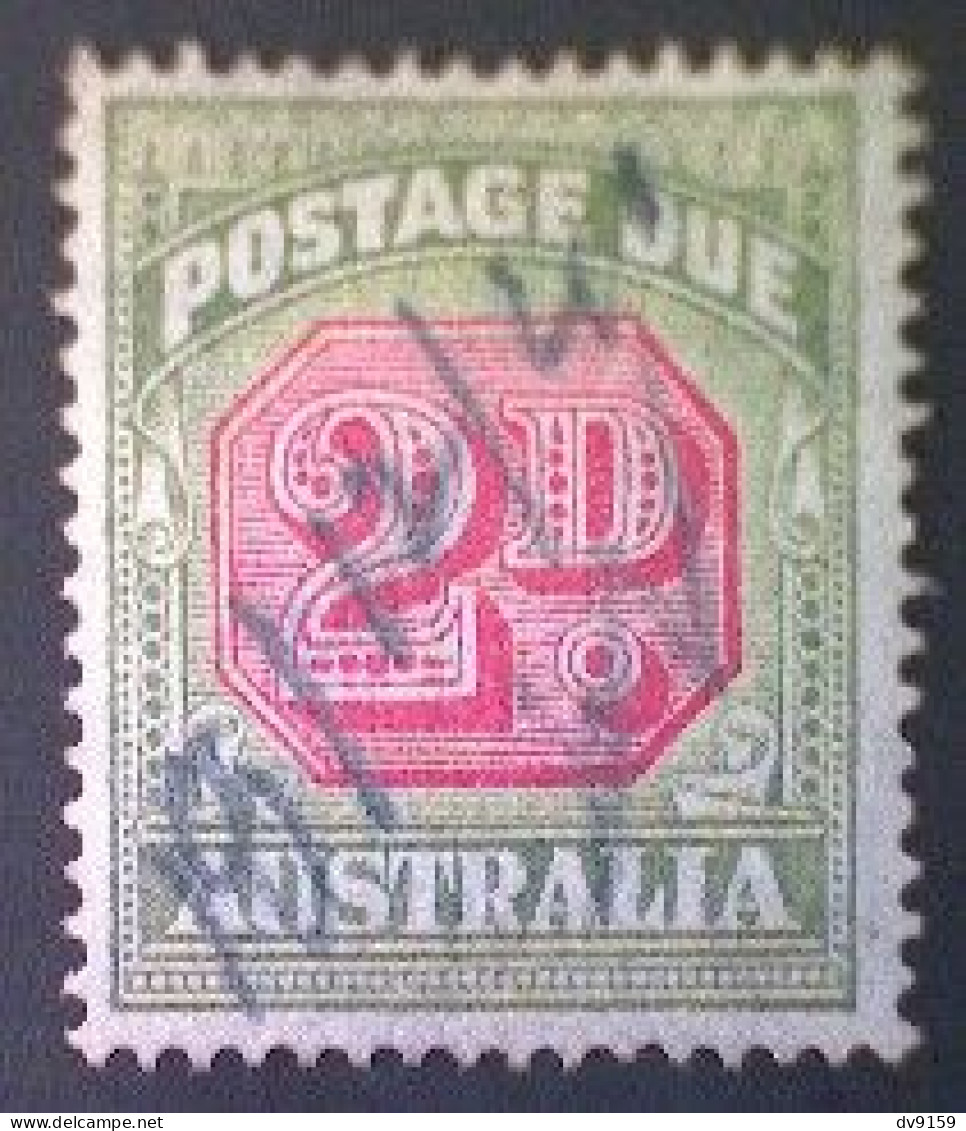 Australia, Scott #J66, Used(o), 1938 Postage Due, 2d, Green And Carmine - Oblitérés