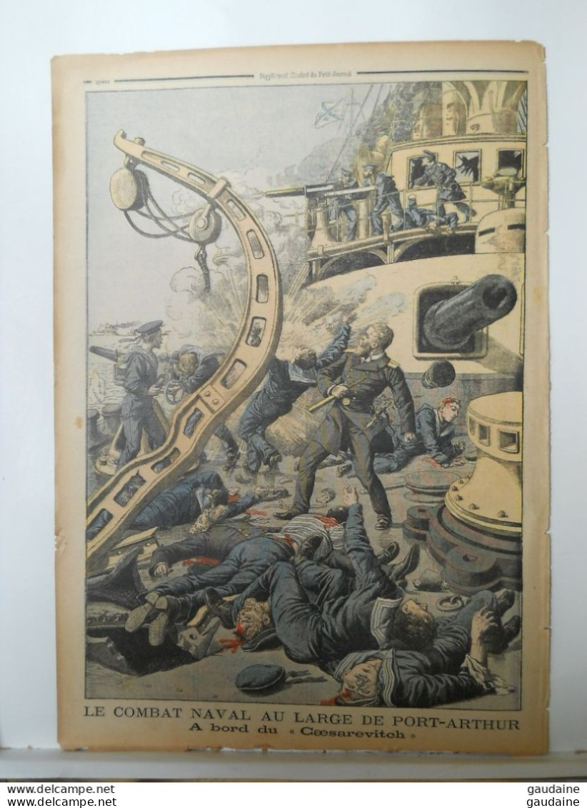 Le Petit Journal N°719 - 28 Aout 1904 - INCENDIES DE FORETS EN ALGERIE - COMBAT PORT ARTHUR A BORD DU CAESAREVITC RUSSIE - Le Petit Journal